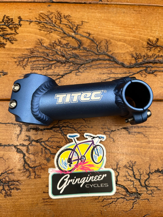 Titec Blue 100mm 25.4mm 1 1/8 Inch Threadless Stem