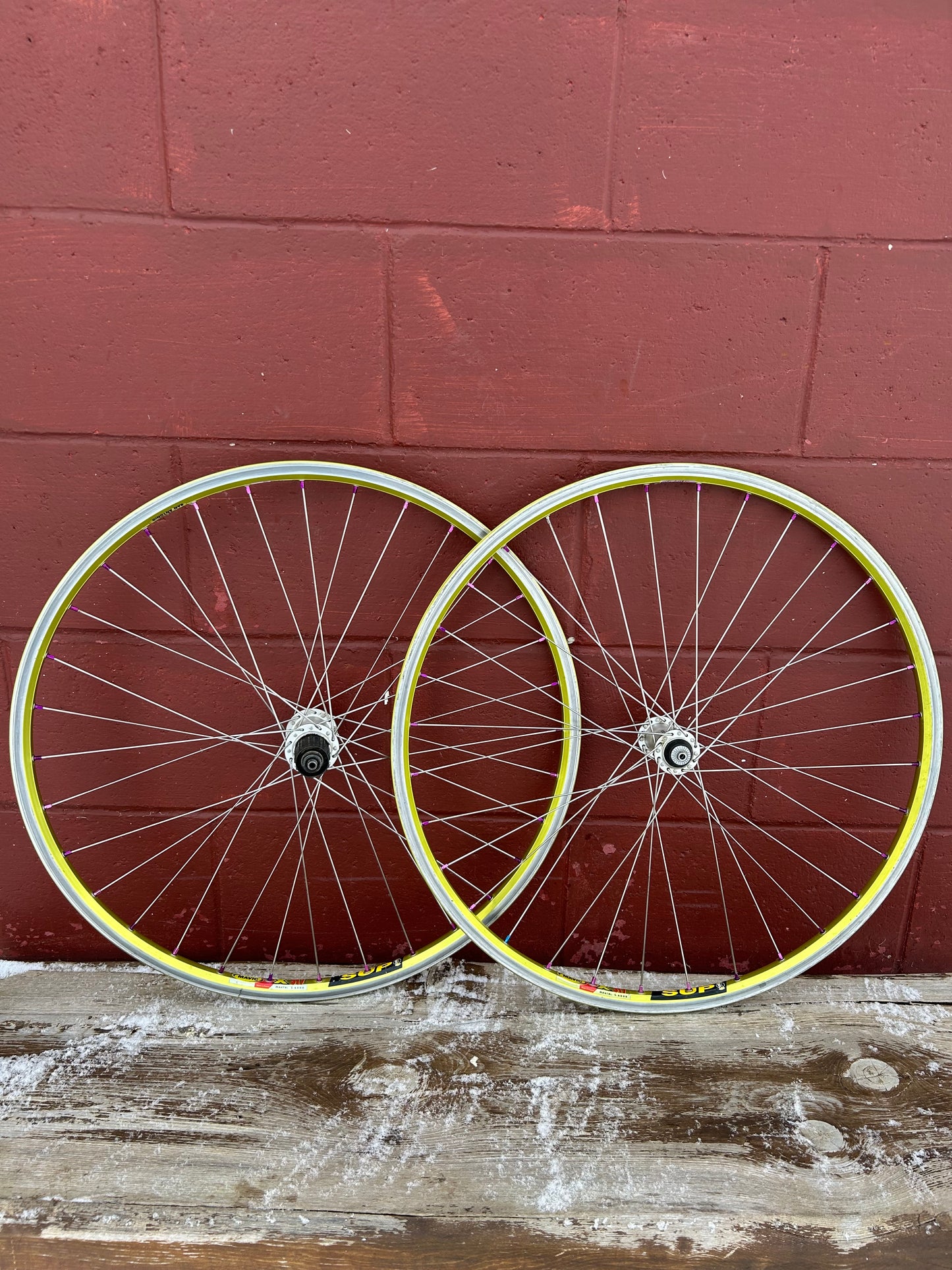 Mavic X517 SUP Citron Deore XT M750 26" Wheelset