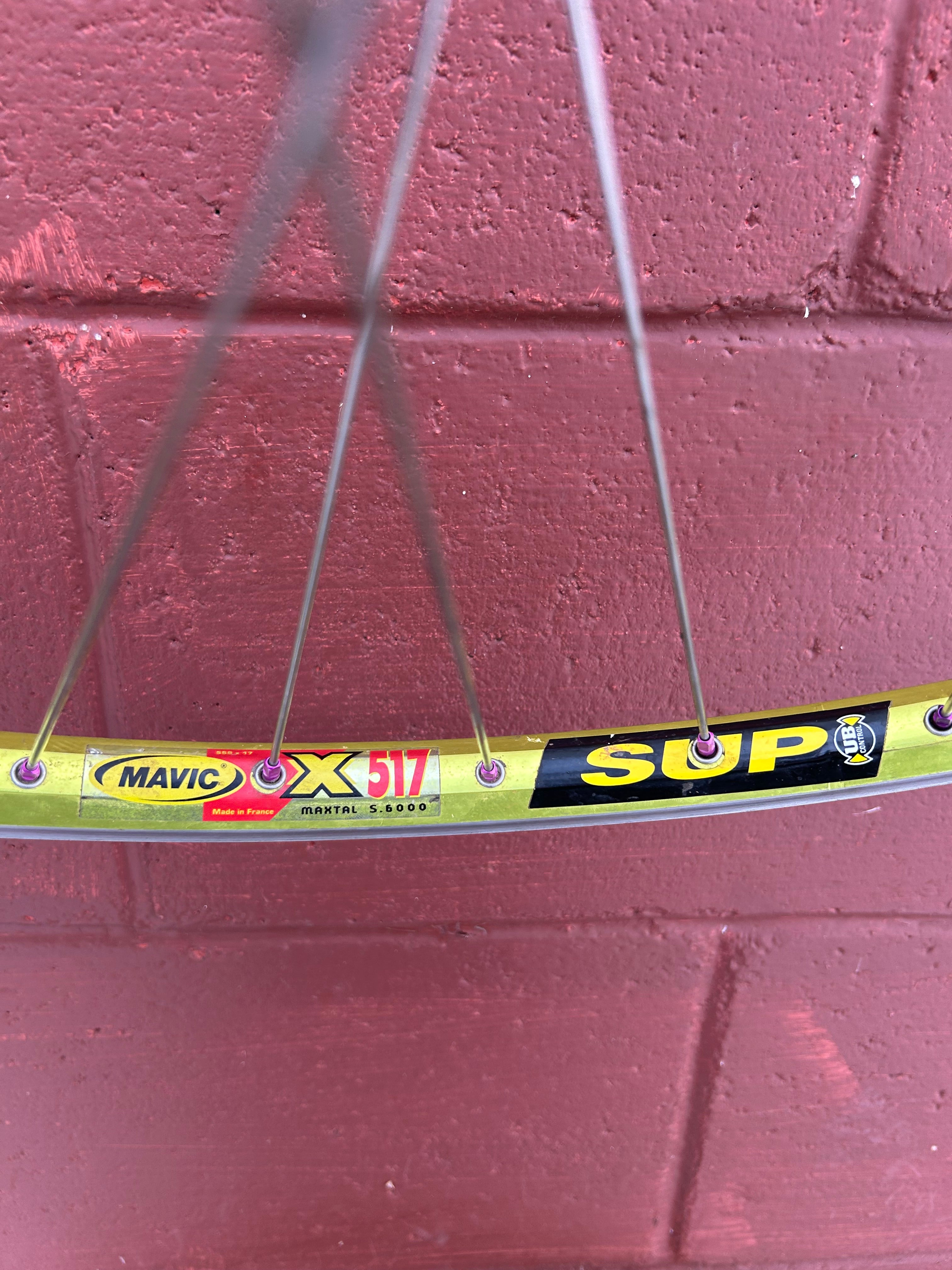 Mavic X517 SUP Citron Deore XT M750 26