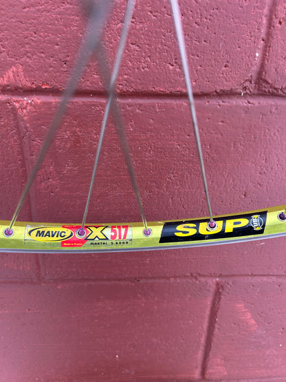 Mavic X517 SUP Citron Deore XT M750 26" Wheelset