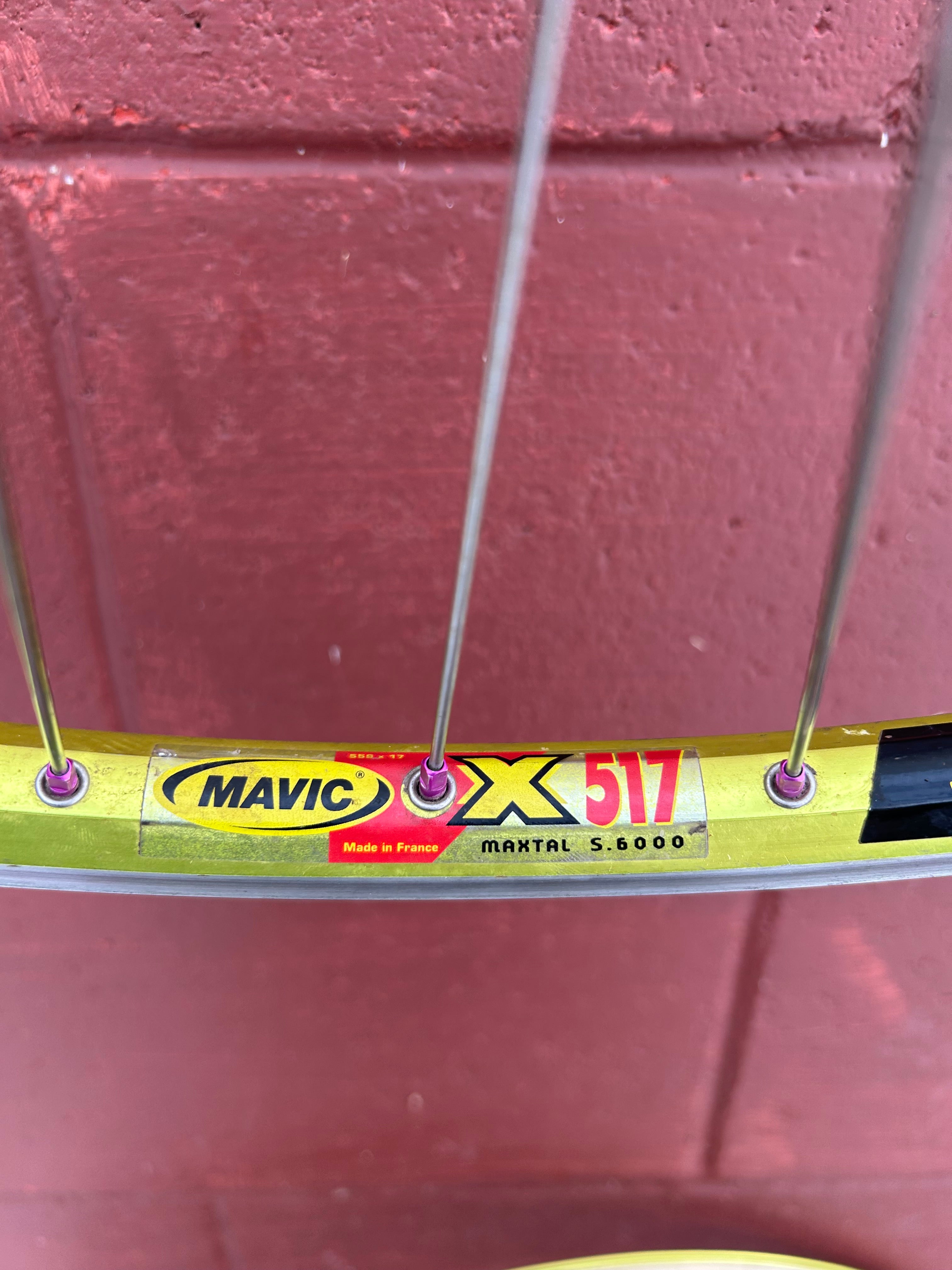 Mavic X517 SUP Citron Deore XT M750 26