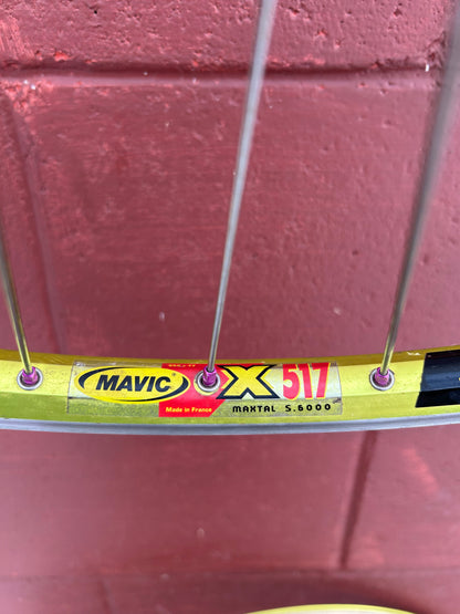 Mavic X517 SUP Citron Deore XT M750 26" Wheelset