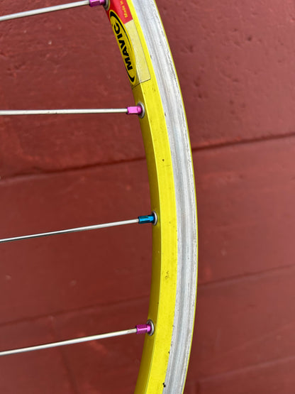 Mavic X517 SUP Citron Deore XT M750 26" Wheelset