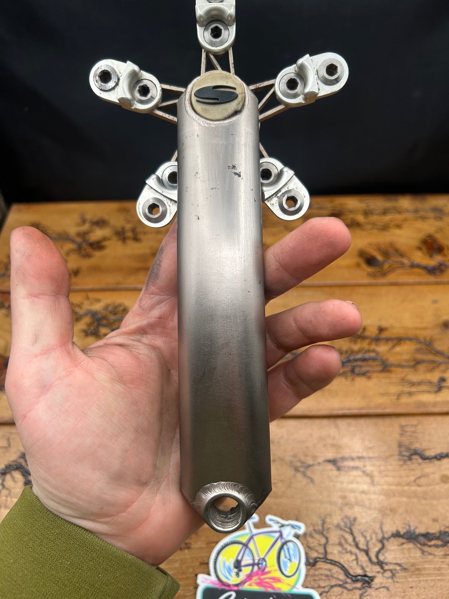 Sweet Wings 175mm Triple 110/74 BCD Crankset With Bottom Bracket