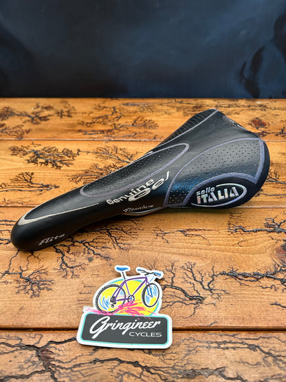 Selle Italia Flite Titanium Genuine Gel Black Saddle