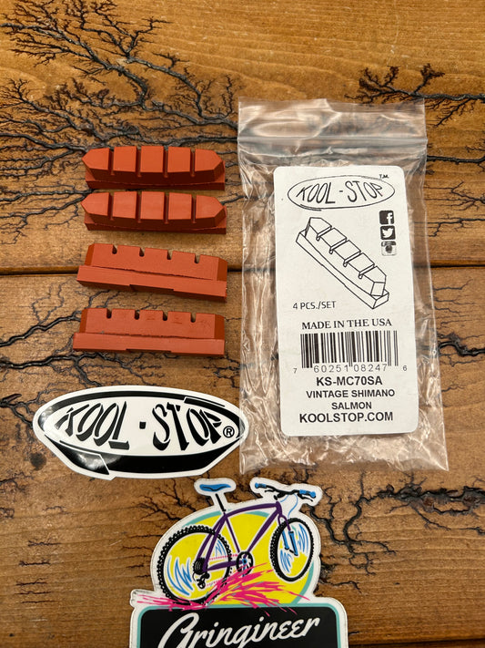 Kool-Stop Shimano BC-MC70 Salmon Brake Pads New