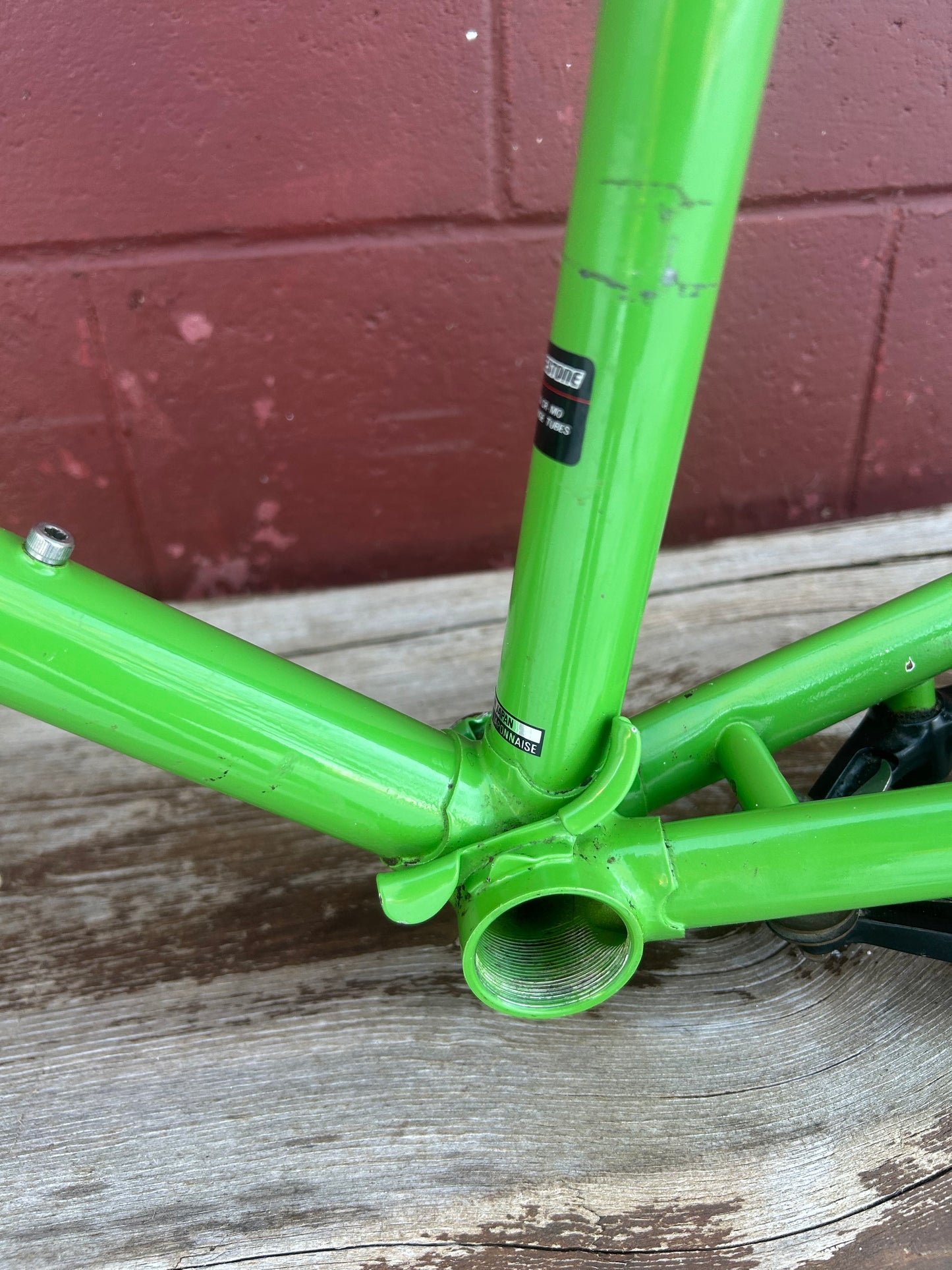 1987 19.5" Bridgestone MB-2 Frameset With Extras