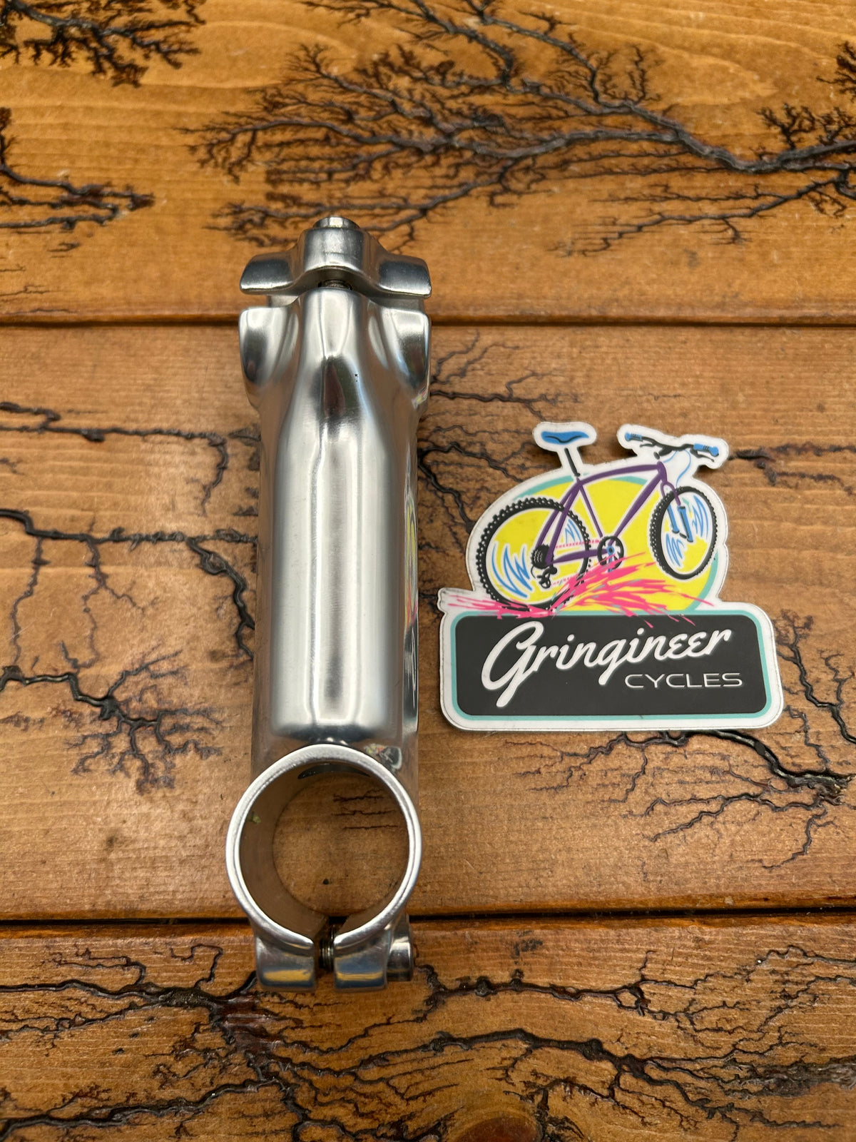 Marin 100mm 25.4mm Silver 1 1/8 Inch Threadless Stem