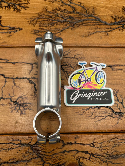 Marin 100mm 25.4mm Silver 1 1/8 Inch Threadless Stem
