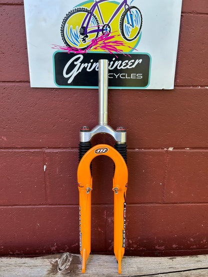 Manitou SX Orange 26" Rim Brake 1 1/8 Threadless Suspension Fork