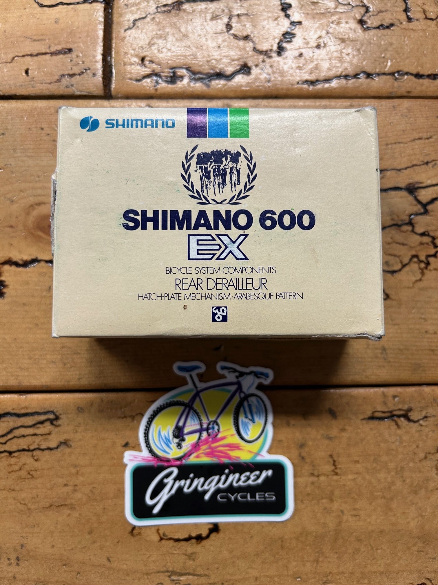 Shimano 600EX Arabesque RD-6210 Long Cage Rear Derailleur NOS