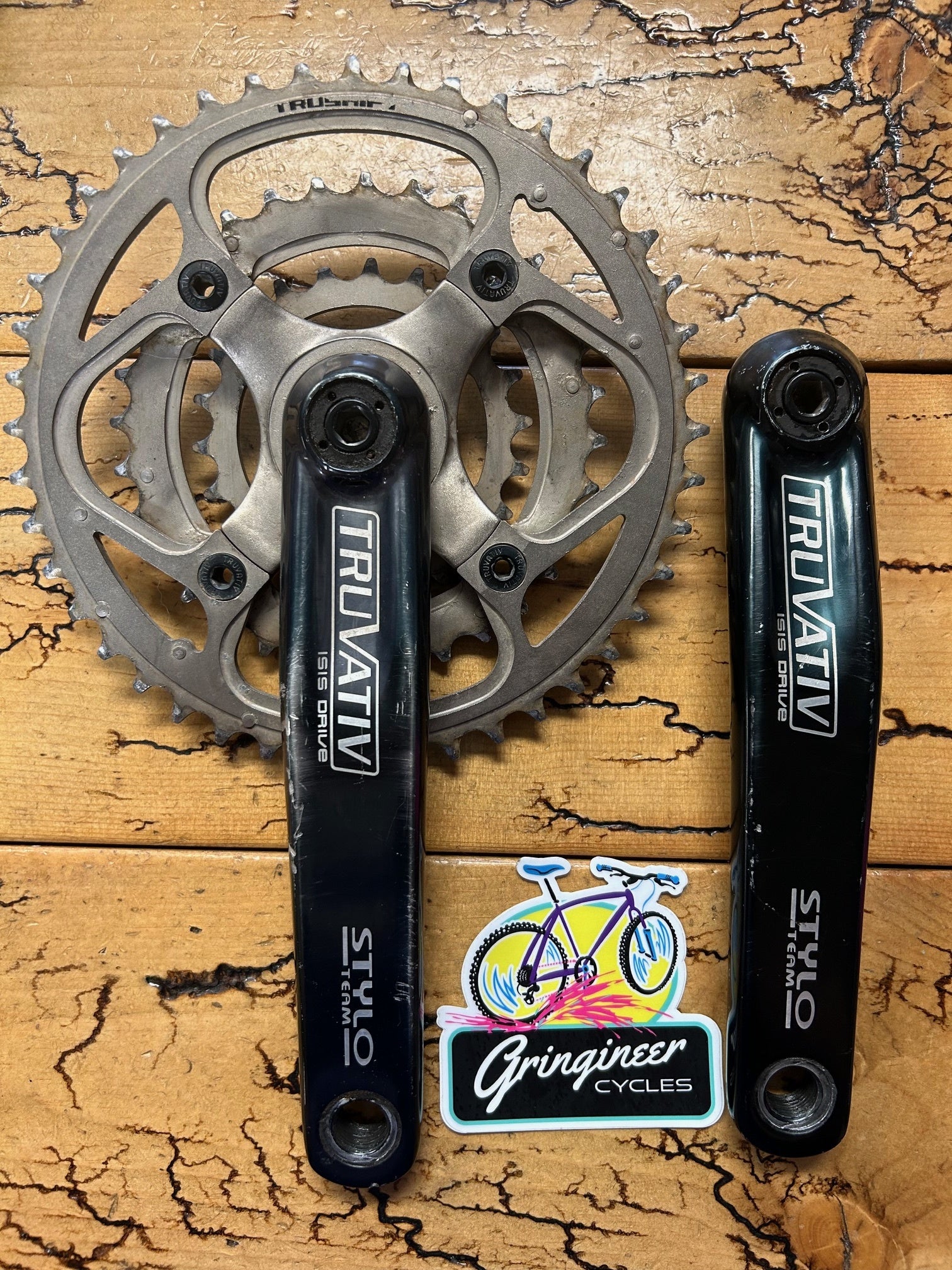 Stylo Cycle Truvativ Stylo Team 44/32/22 175mm ISIS Crankset – Gringineer Cycles