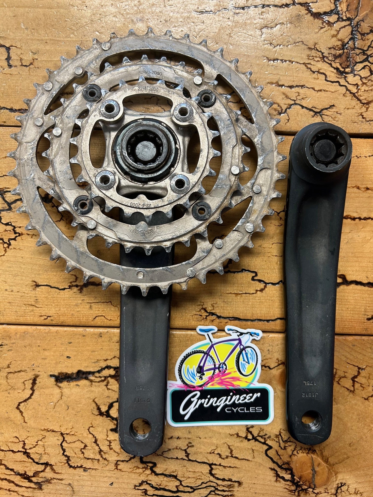 Truvativ Stylo Team 44/32/22 175mm ISIS Crankset – Gringineer Cycles