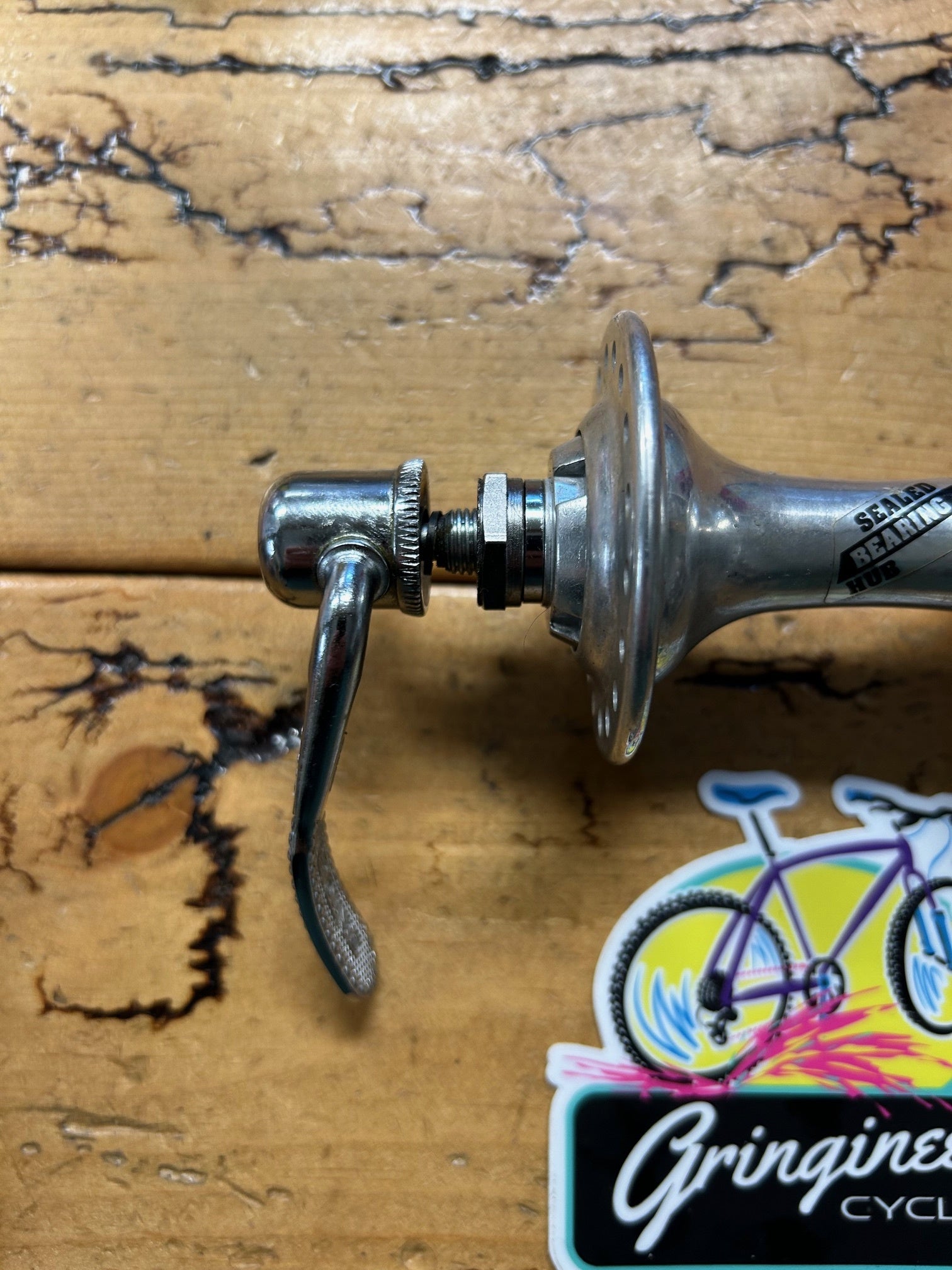 Suntour Sealed Bearing 36 Hole Front Hub With Skewer NOS