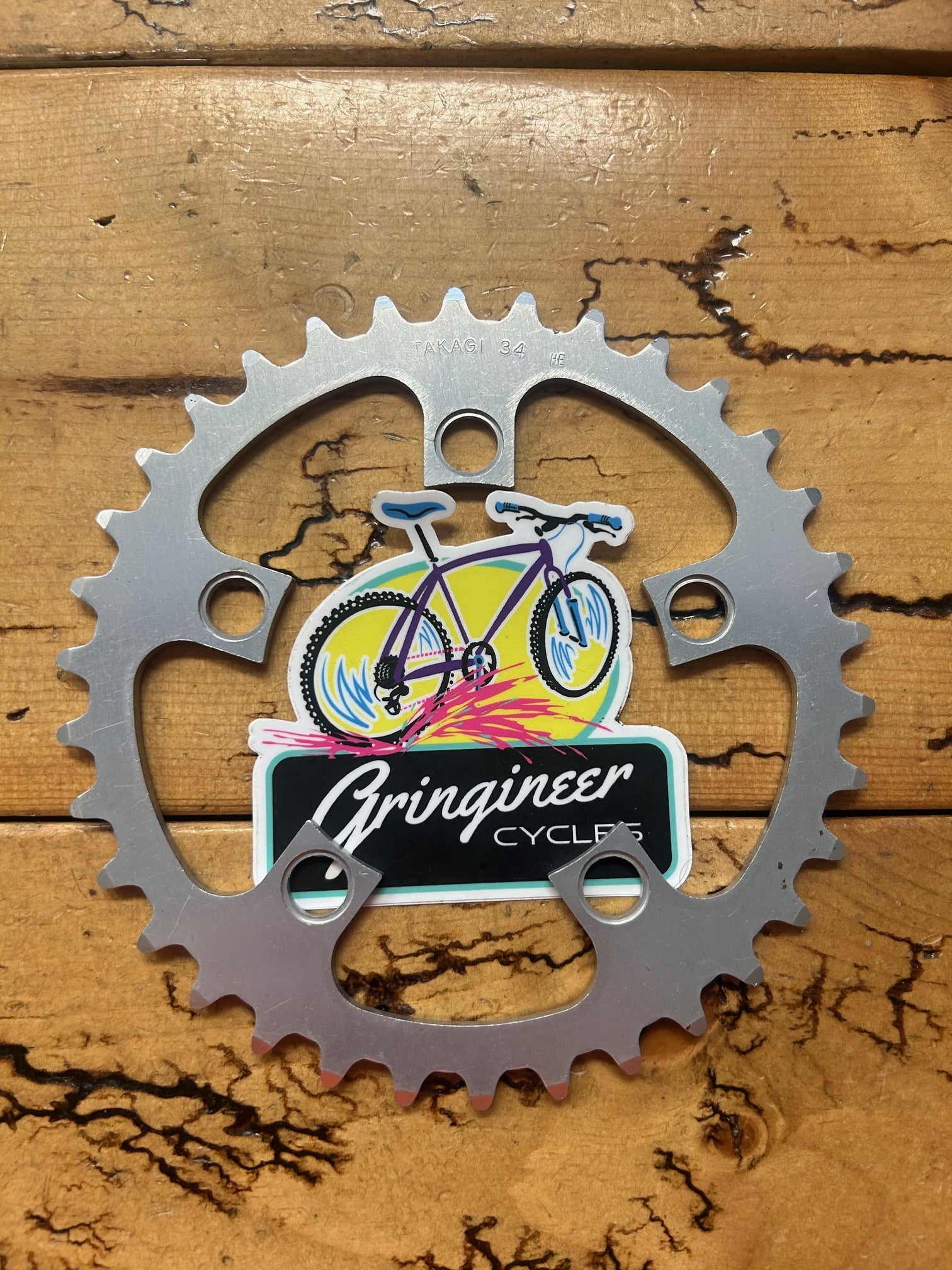 Takagi 34 Tooth 5 Bolt 85 BCD Chainring – Gringineer Cycles