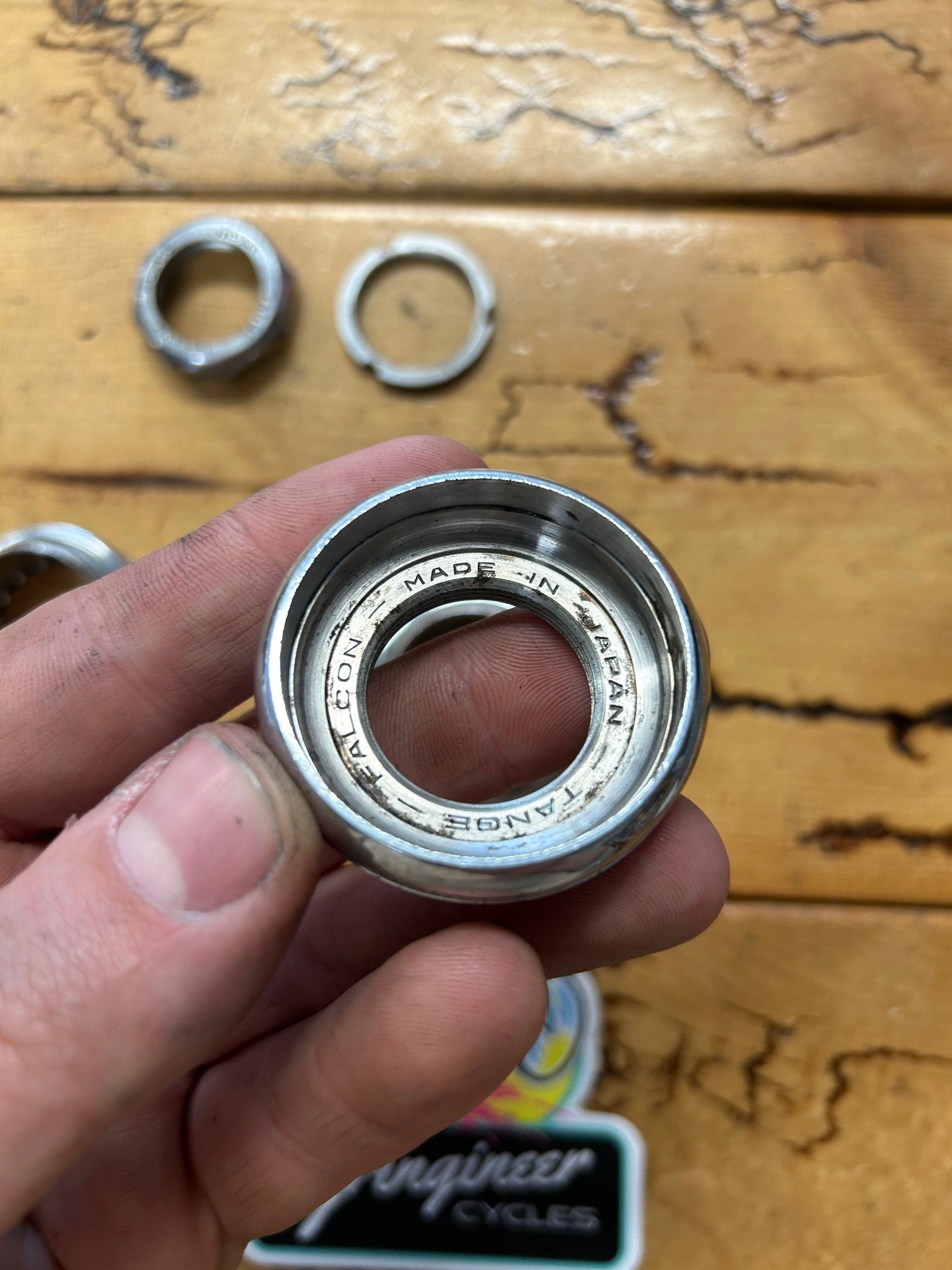 Serie Sterzo Tange Falcon FL 270C – 1-1/8" Filettato, 28.6 Mm, Argento, Per Bici Da Corsa Giappone