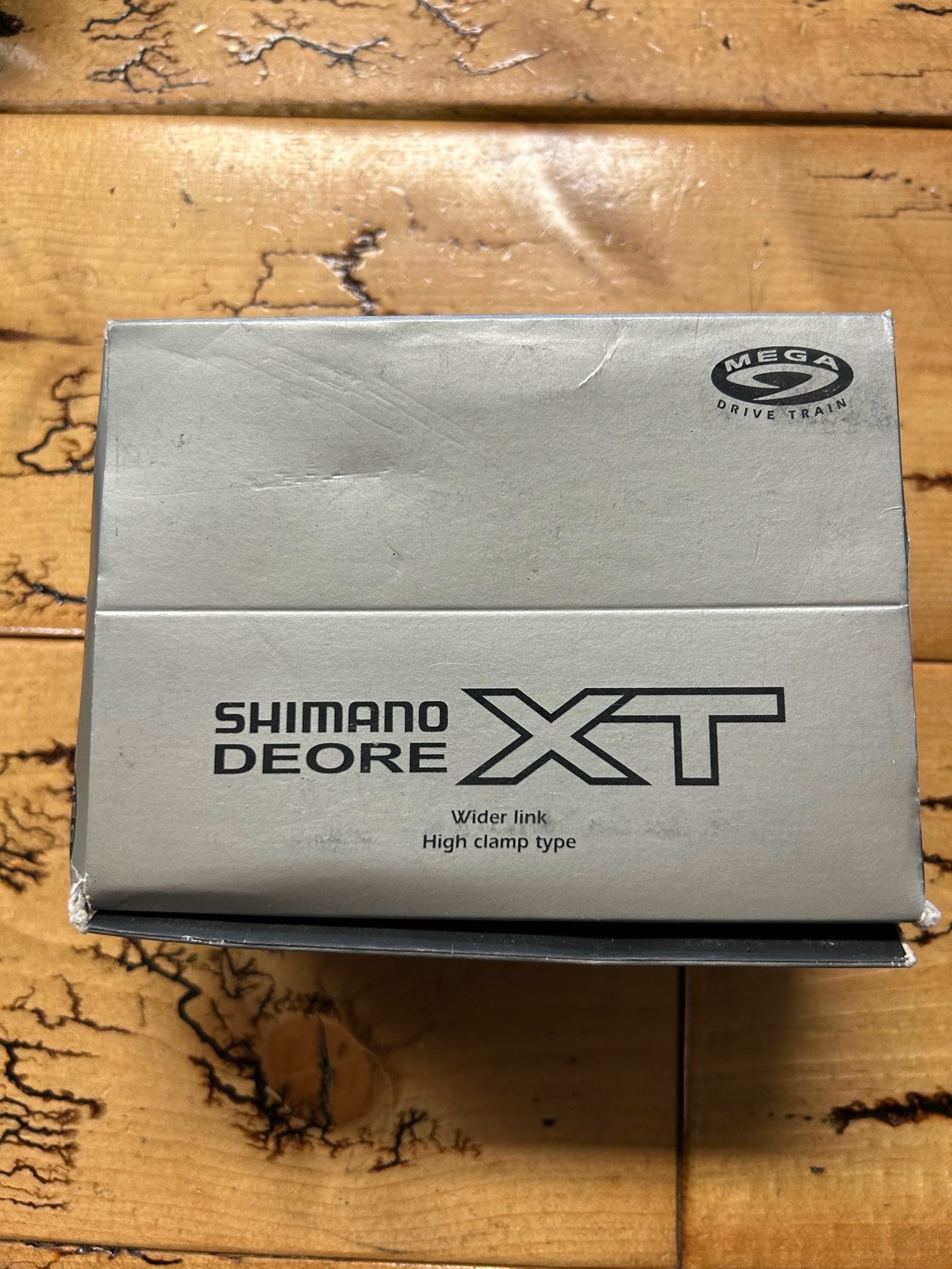 オールドMTBパーツ シマノDEORE Shimano Deore XT FD-M751 34.9mm Top Pull Front Derailleur NOS