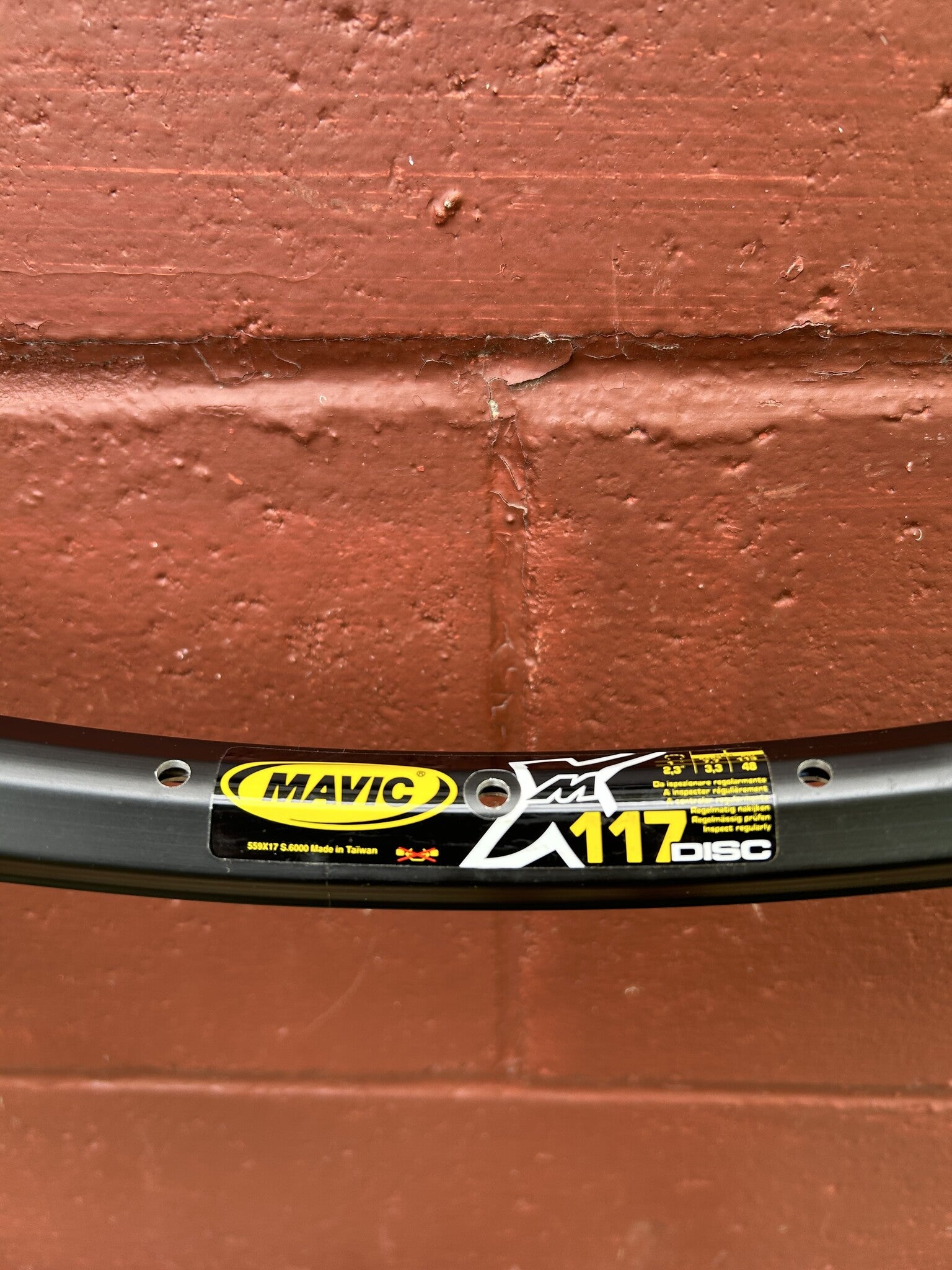 Mavic XM117 Disc 26