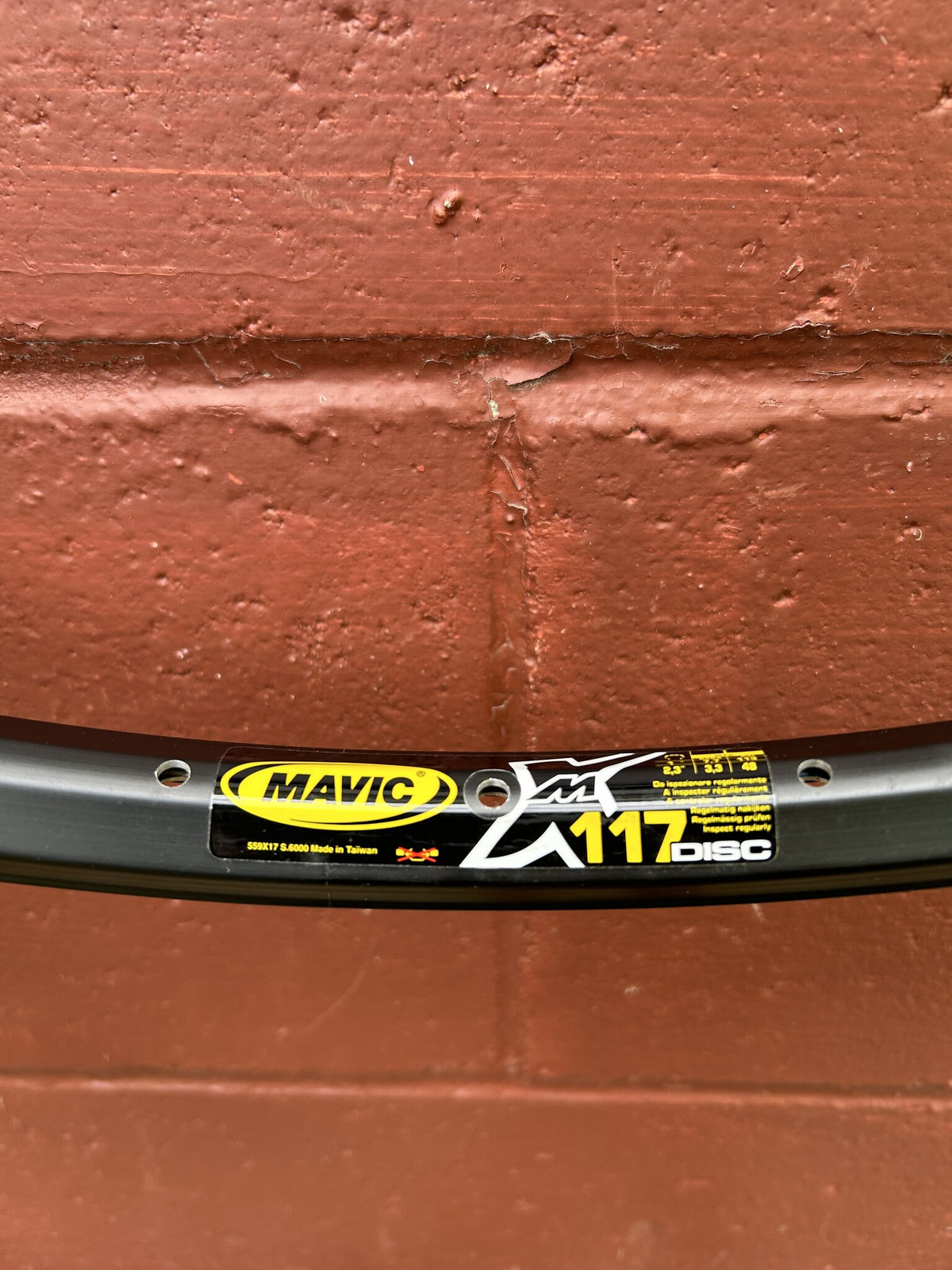 Mavic 26 Inch Rims Mavic XM117 Disc 26