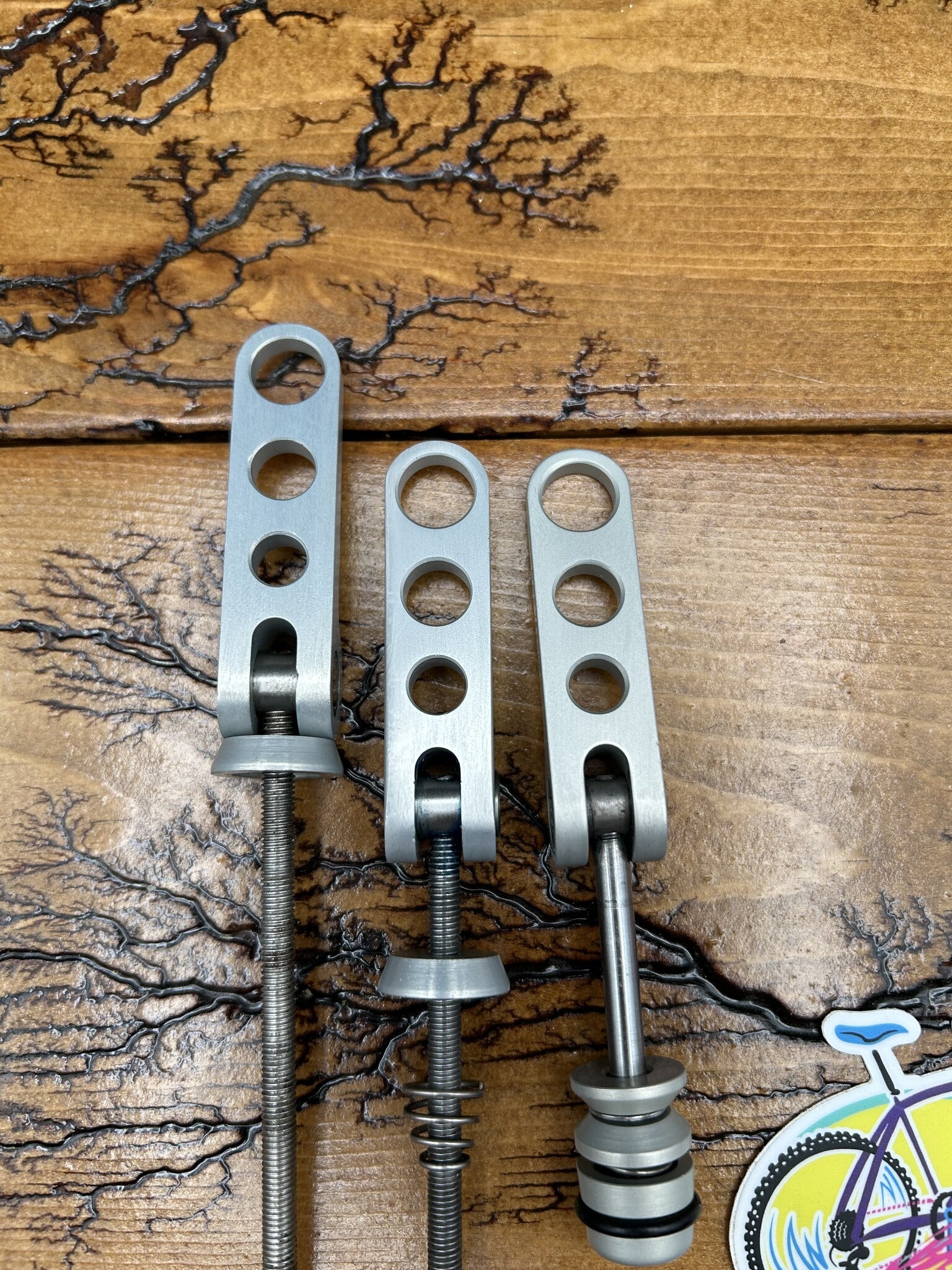Ringle Silver Cam Twist Skewer Set – Gringineer Cycles