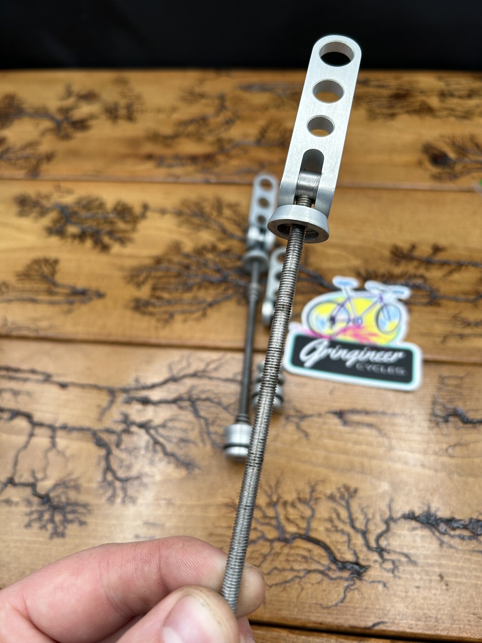 Ringle Silver Cam Twist Skewer Set – Gringineer Cycles