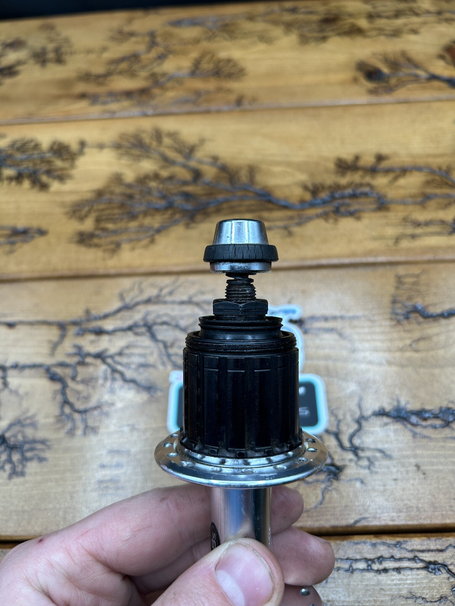 Suntour XC Comp 8 Speed 32 Hole Rear Hub With Skewer – Gringineer