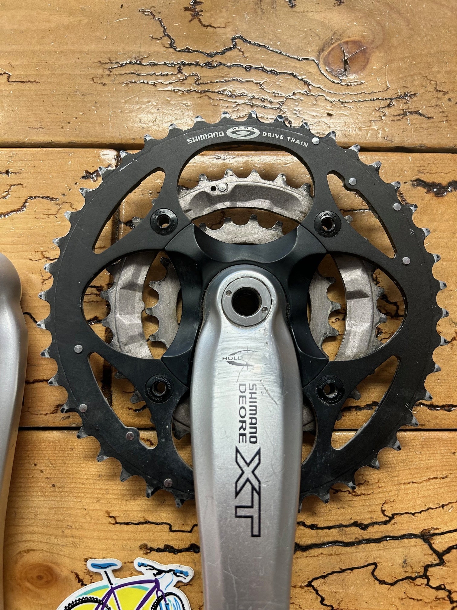 Shimano Deore XT FC-M752 44/32/22 175mm Crankset – Gringineer Cycles