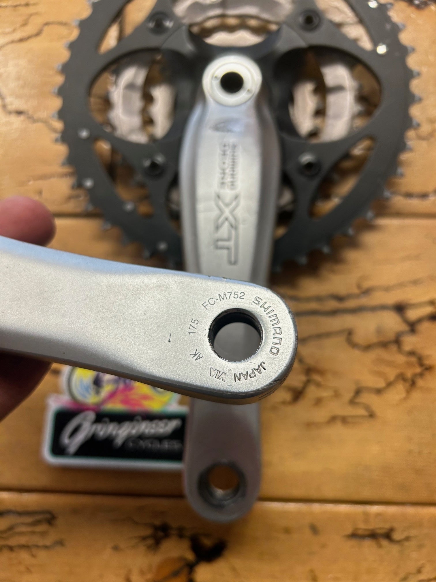 シマノ デオーレXT クランクセット FC-M752 170mm DEOREXT シマノ デオーレXT クランクセット FC-M752 170mm DEOREXT シマノ