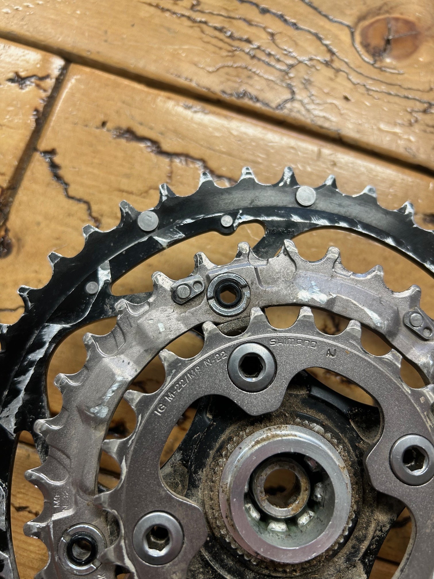 Shimano Deore XT FC-M752 44/32/22 175mm Crankset – Gringineer Cycles