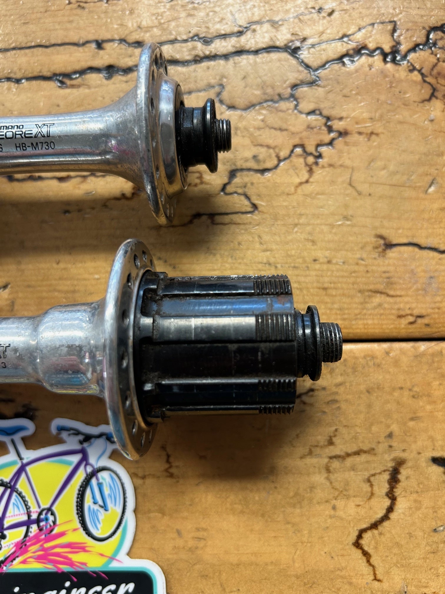 Shimano Deore XT M730 32 Hole 100/135mm Hub Set – Gringineer Cycles