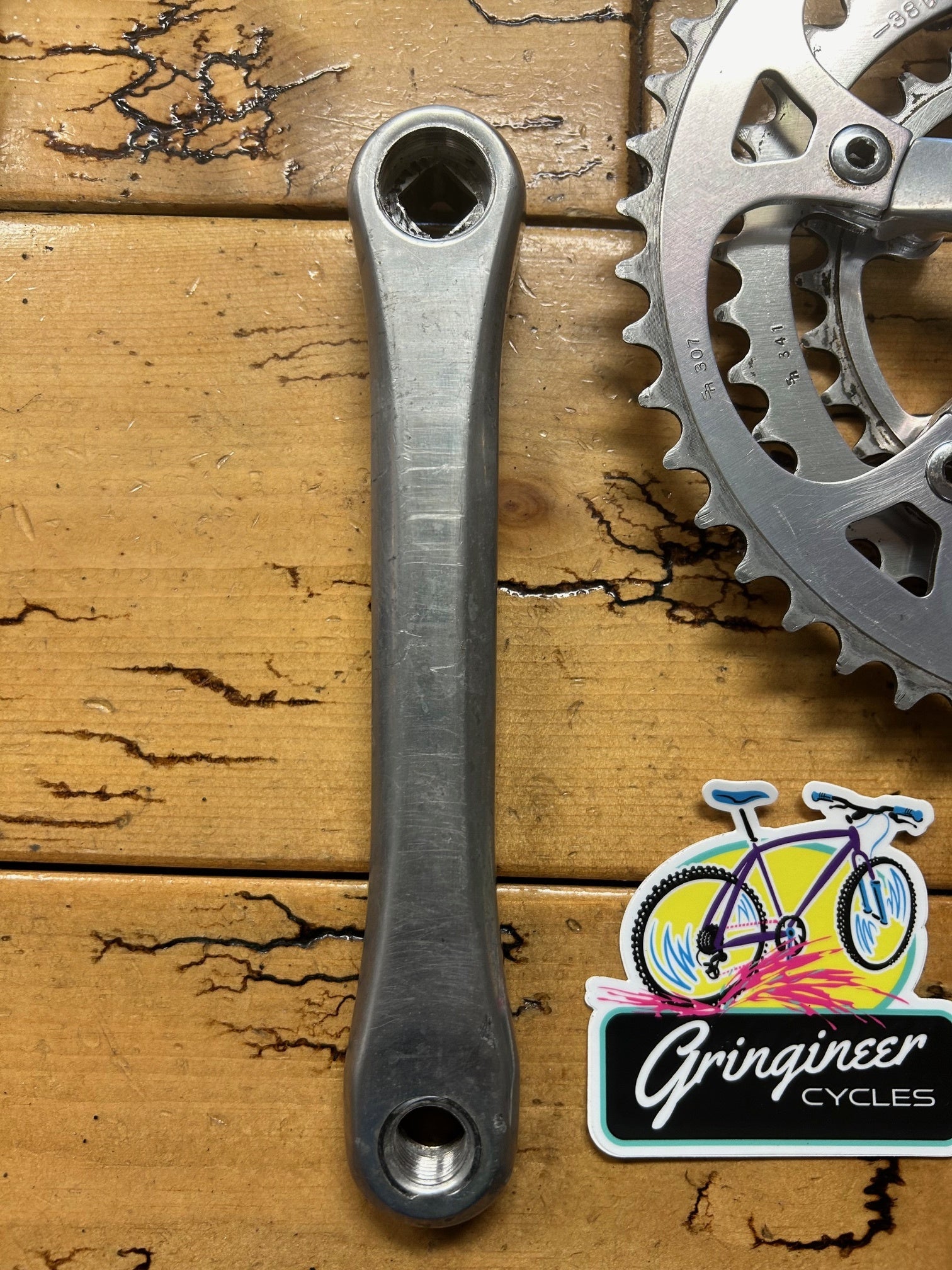 Sakae SA 48/38/28 175mm Crankset – Gringineer Cycles
