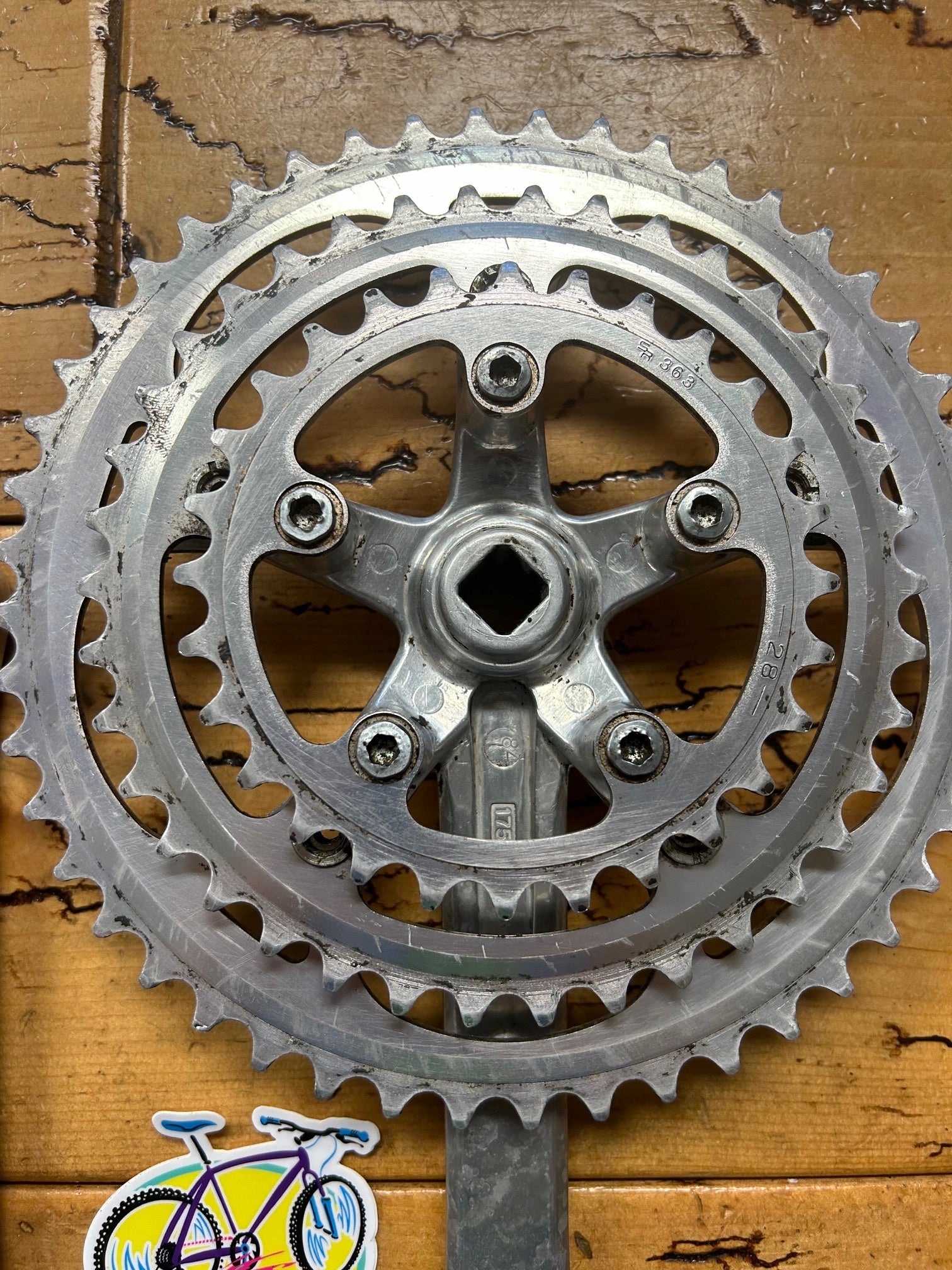 Sakae SA 48/38/28 175mm Crankset – Gringineer Cycles