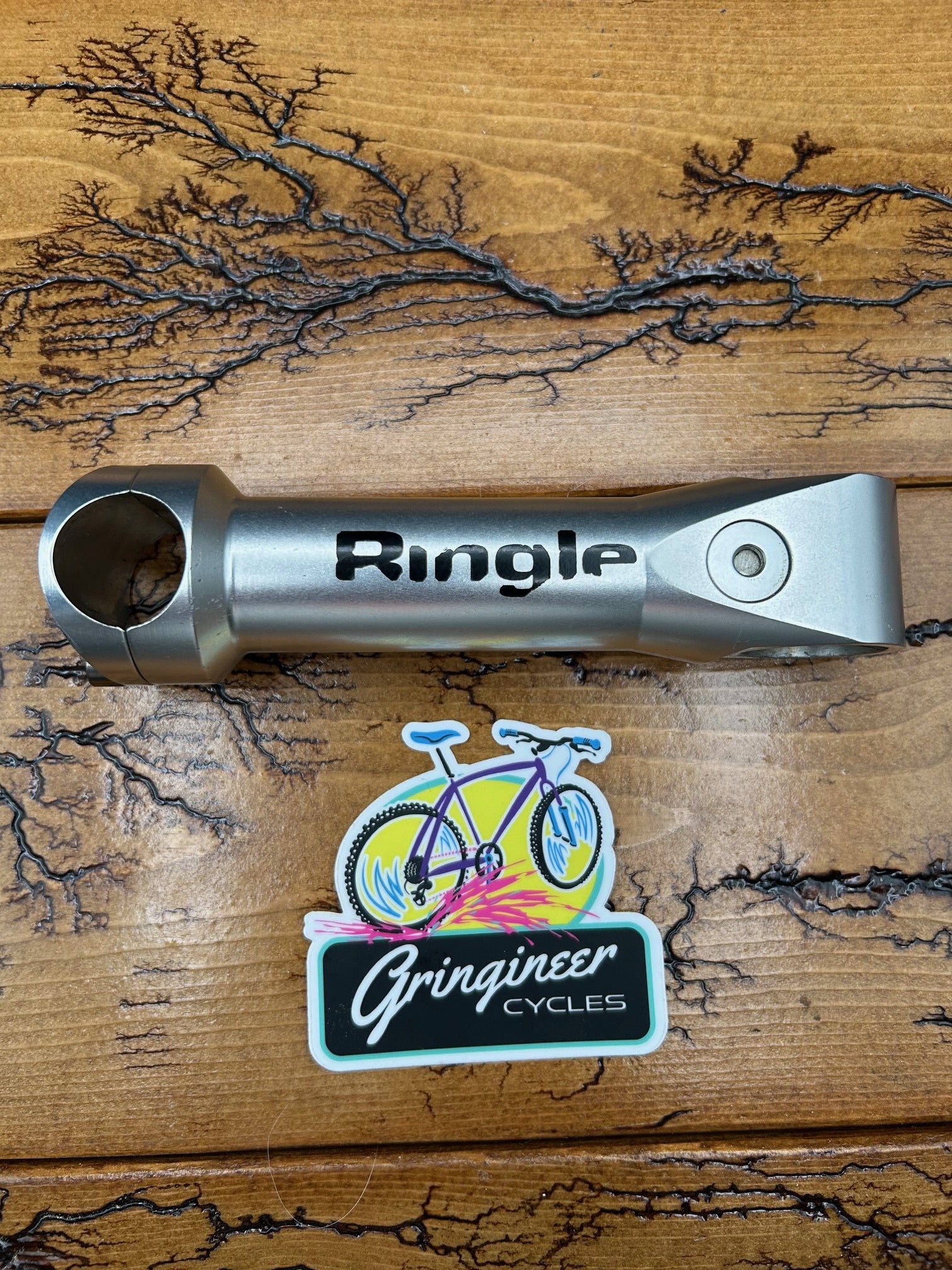 Ringle zooka ステム Ringle Zooka 135mm Silver 1 1/8 Threadless Stem – Gringineer Cycles