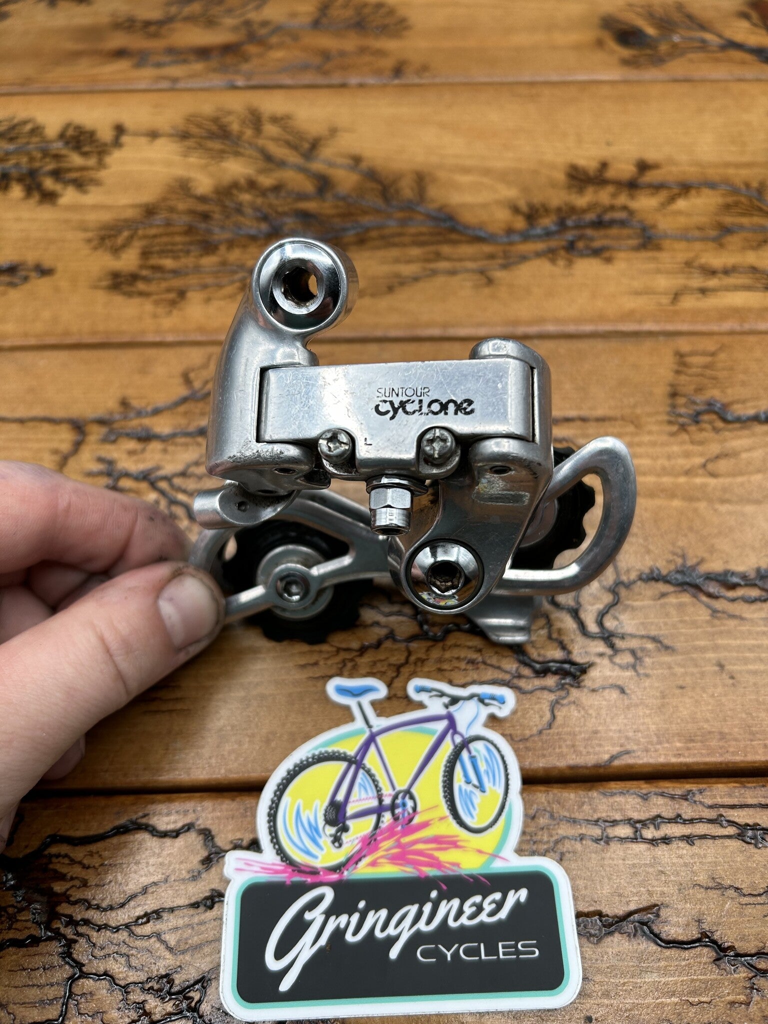 Suntour Cyclone RD-6000 Rear Derailleur – Gringineer Cycles