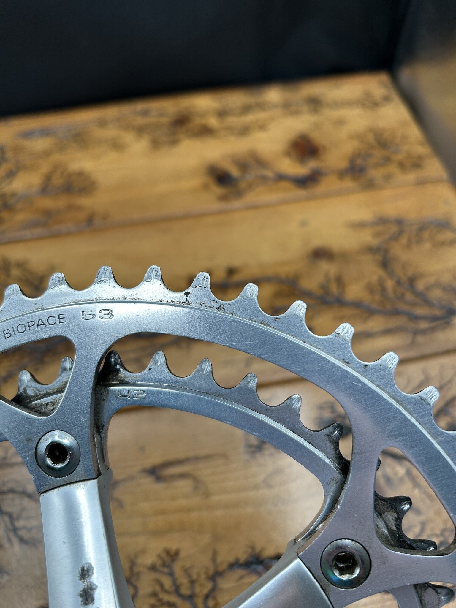 Shimano 600 Tri Color FC-6400 53/42 170mm Crankset – Gringineer Cycles