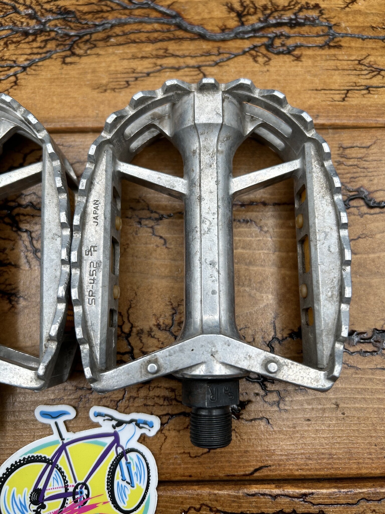 retro bicycle pedals SR SP-452 9/16 Pedals – Gringineer Cycles