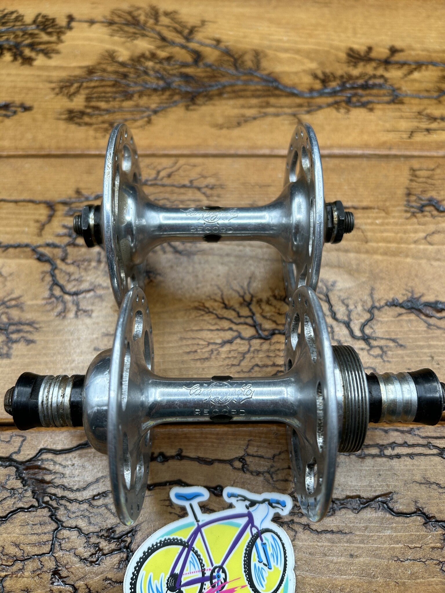 Campagnolo Record 1035 High Flange 36 Hole Hub Set – Gringineer Cycles