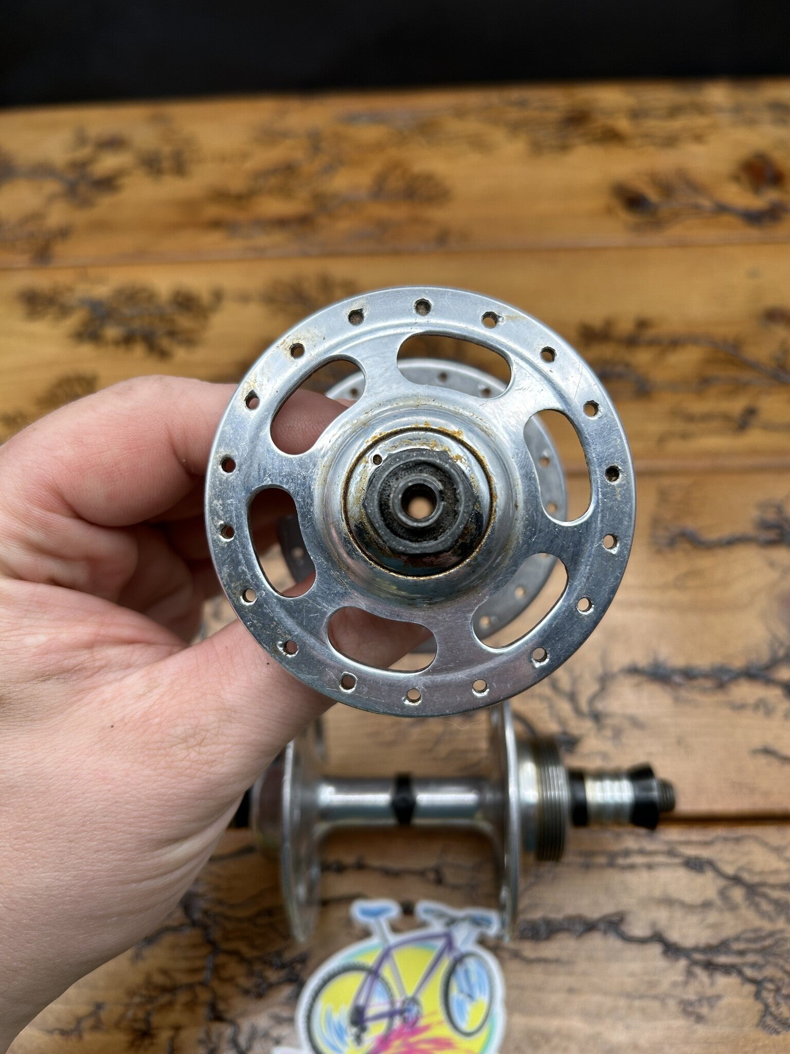 Campagnolo Record 1035 High Flange 36 Hole Hub Set – Gringineer Cycles