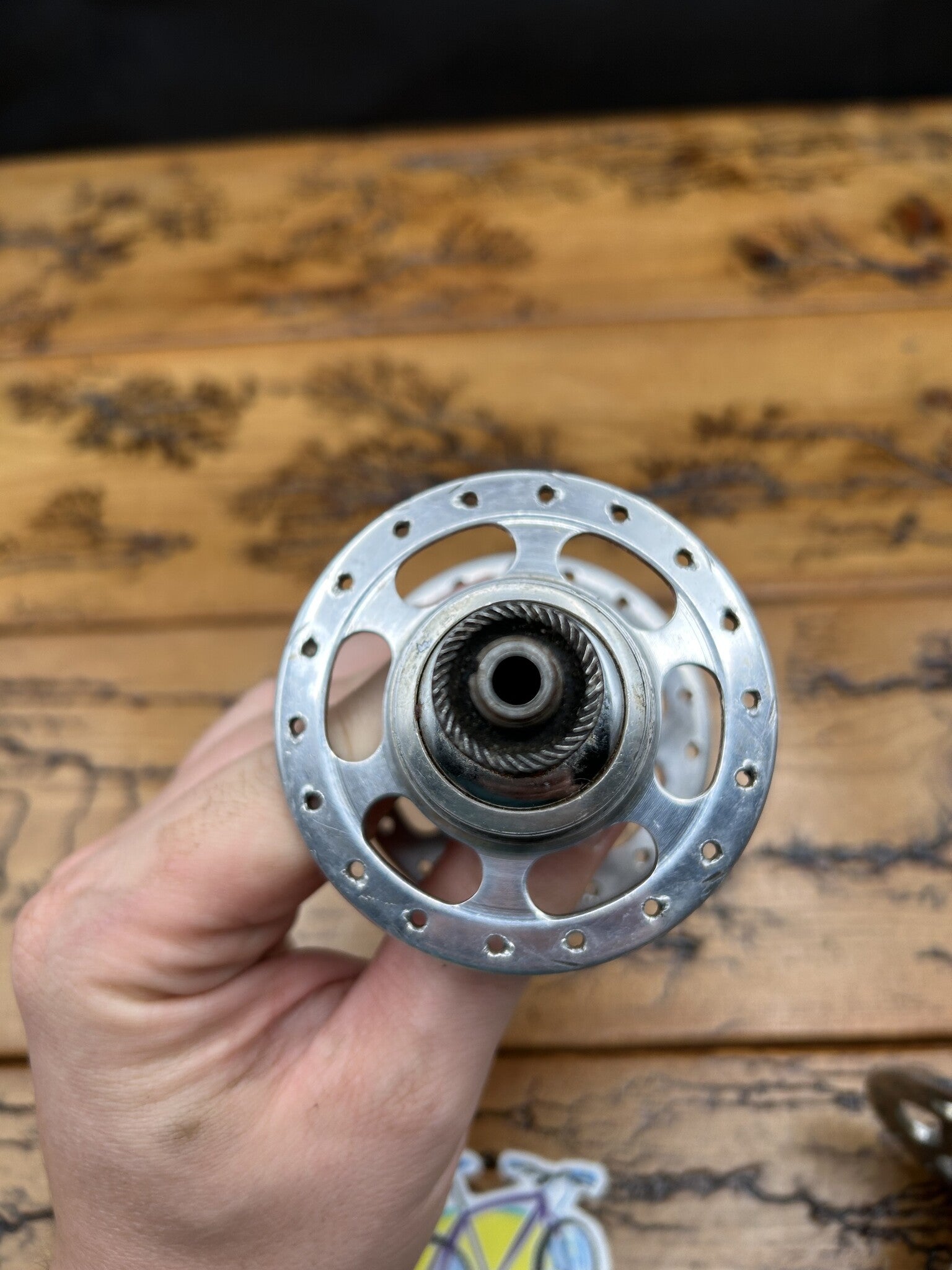 Campagnolo Record 1035 High Flange 36 Hole Hub Set – Gringineer Cycles