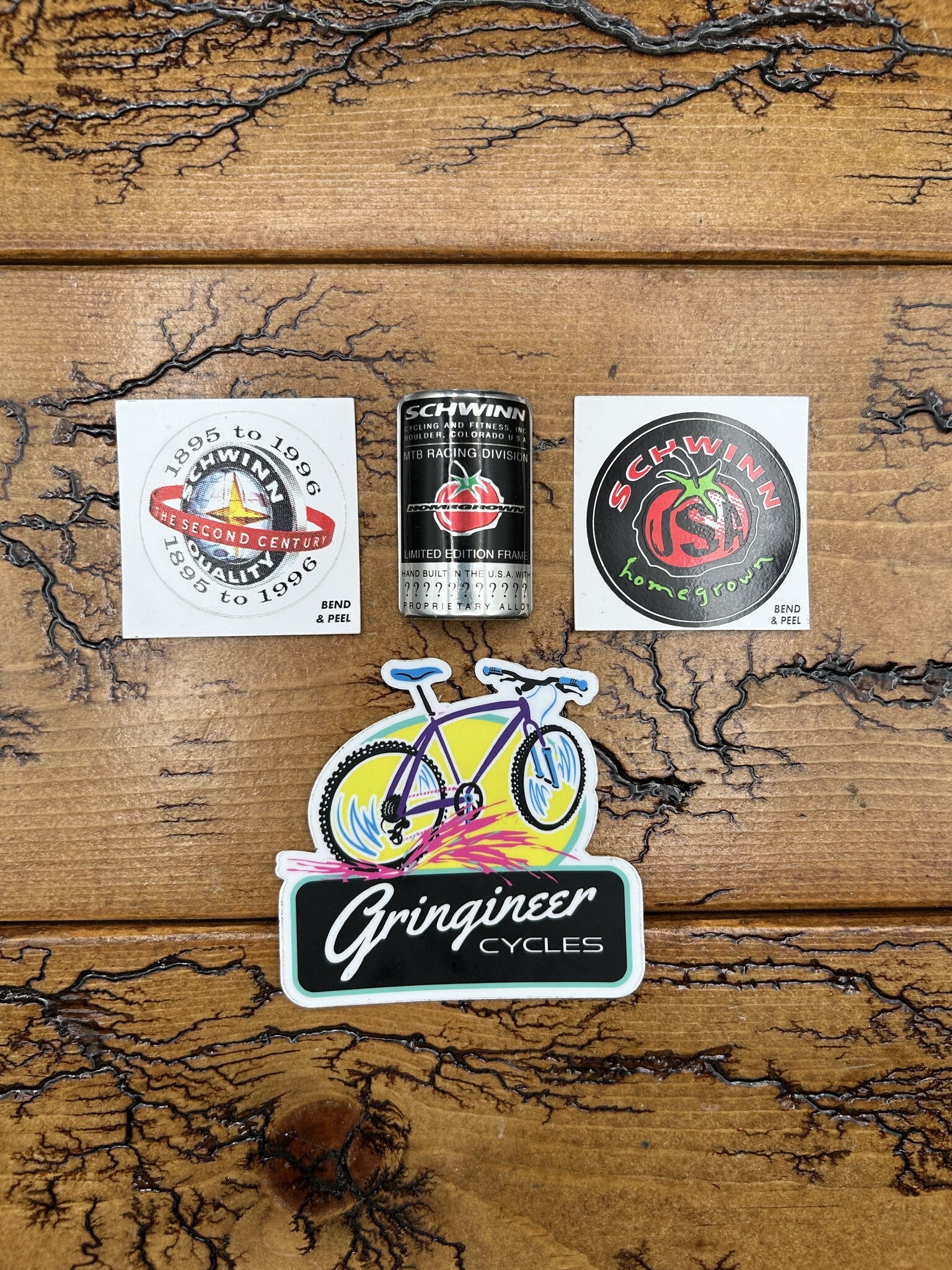 Schwinn Homegrown Badge and Frame Stickers – Gringineer Cycles