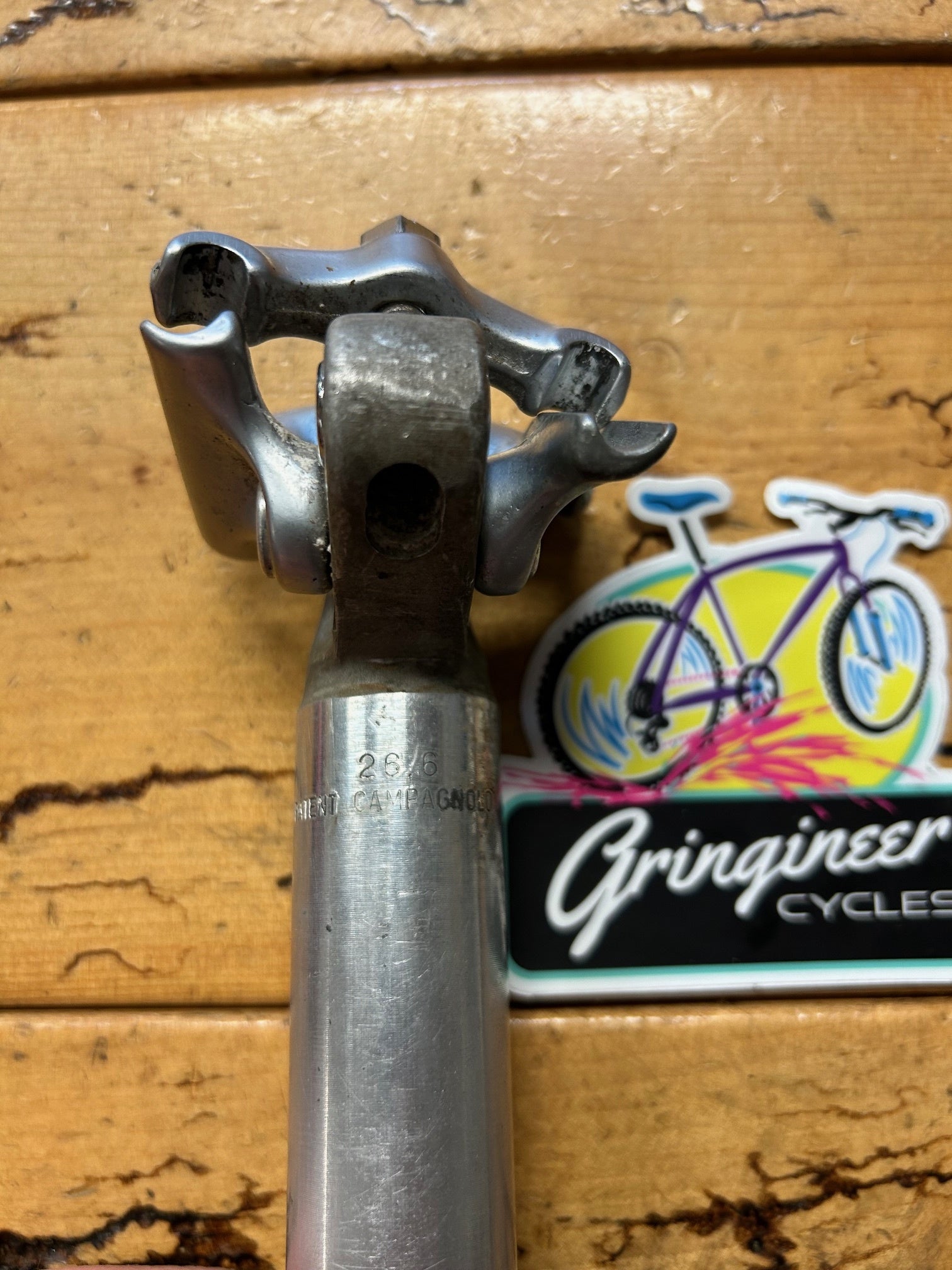 Campagnolo 26.6mm 215mm Seatpost – Gringineer Cycles