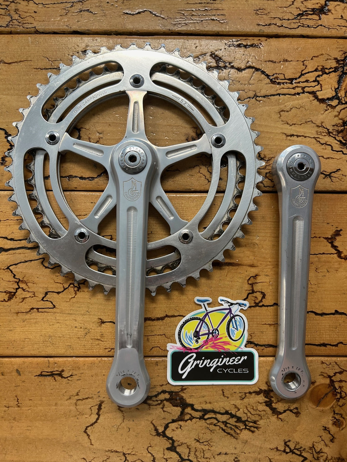 campagnolo gear Nuovo Record Strada 52/45 170mm Crankset Ausführung:24 Fächer Women and Kids Rixe City Includes ceramic ball bearings