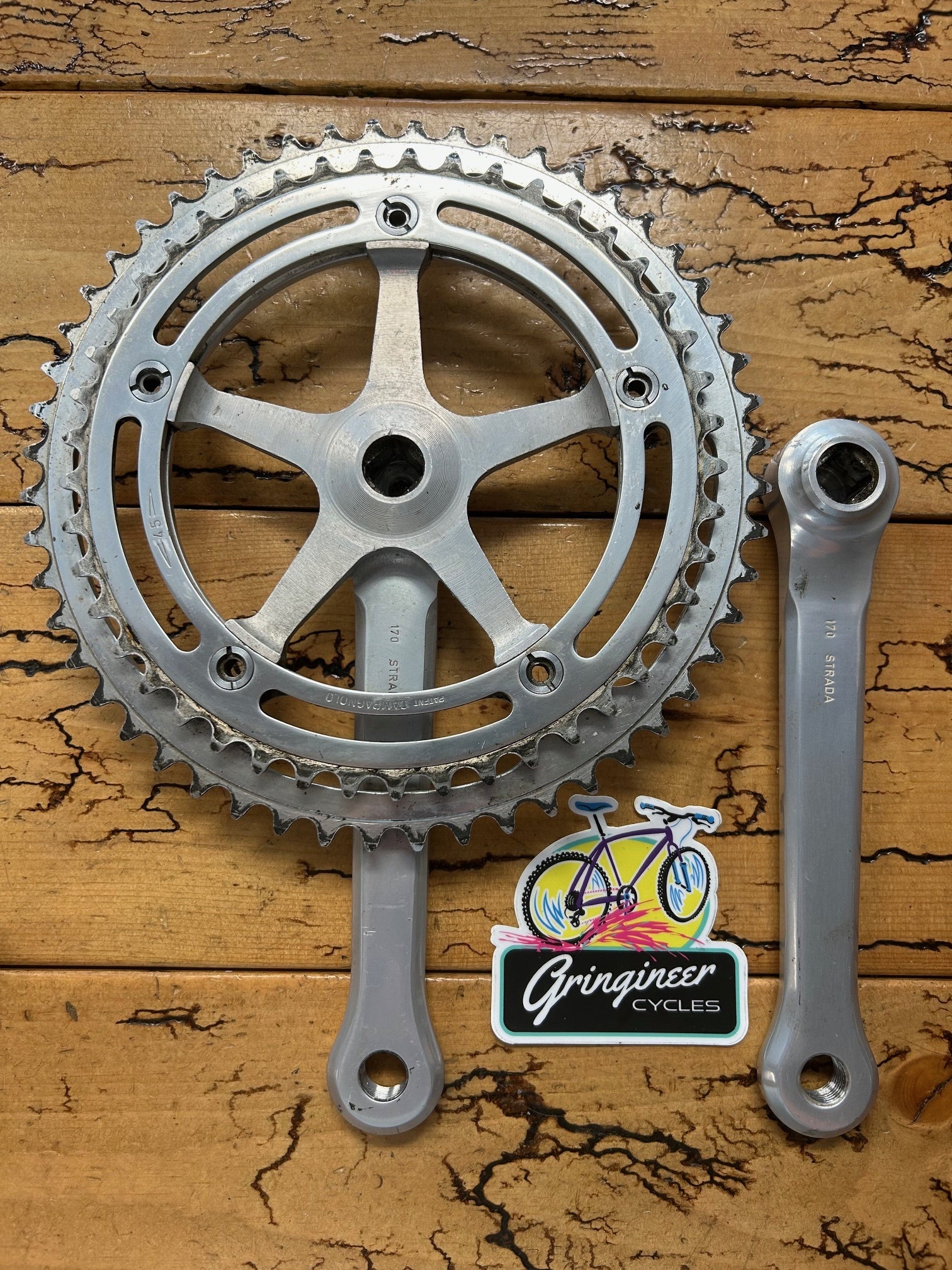 Campagnolo Nuovo Record Strada 52/45 170mm Crankset – Gringineer