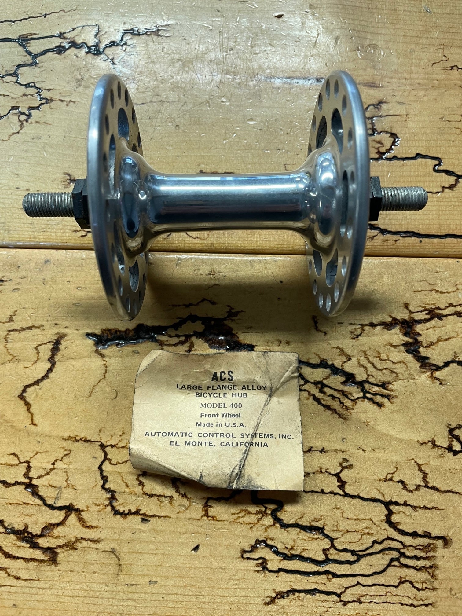 ACS Large Flange Model 400 Front Hub NOS – Gringineer Cycles