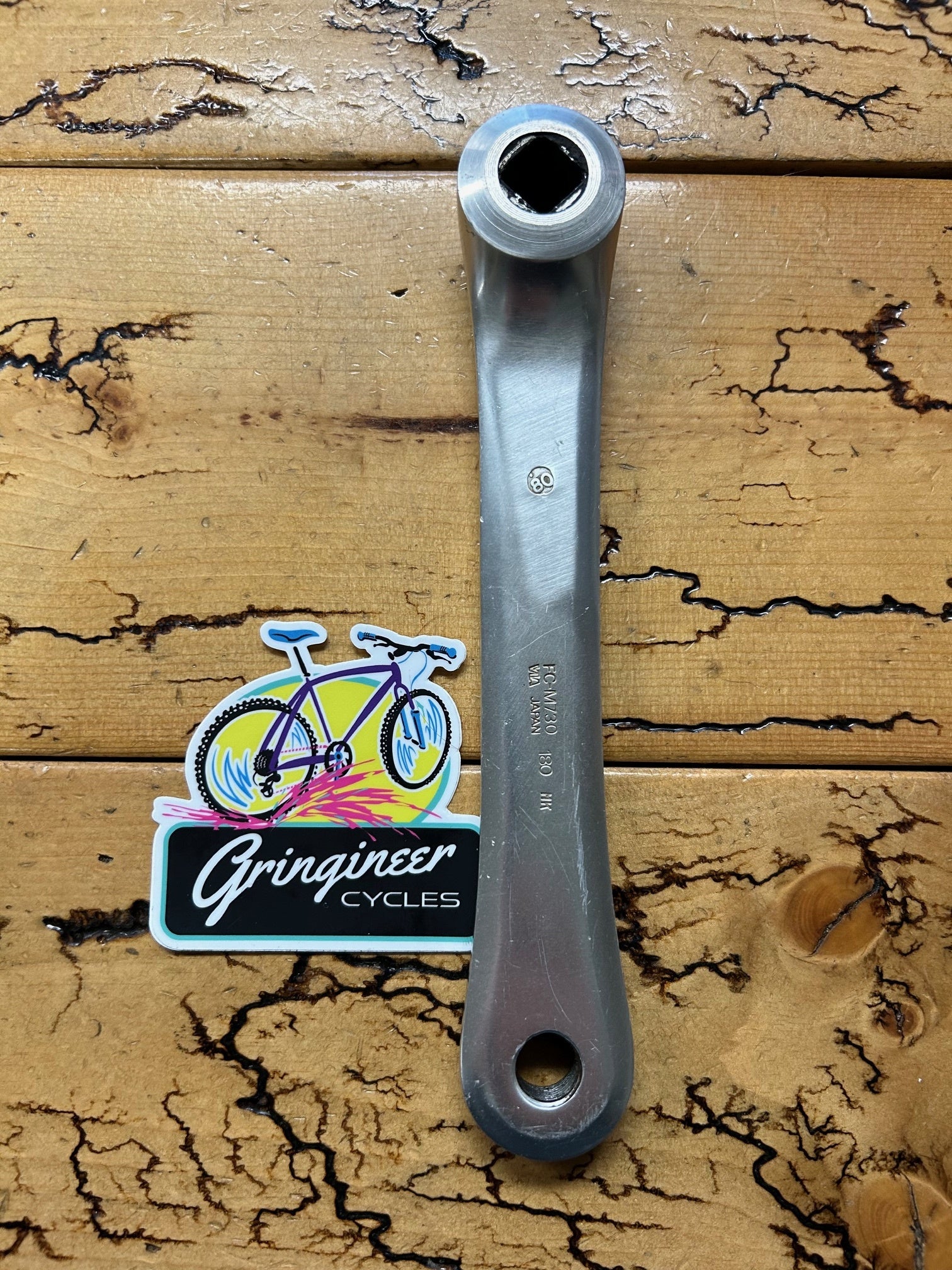 Shimano Deore XT FC-M730 180mm Left Crankarm – Gringineer Cycles