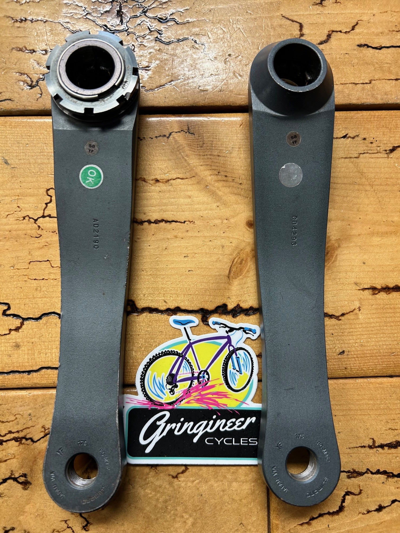 Shimano XTR FC-M952 175mm Crankarms – Gringineer Cycles
