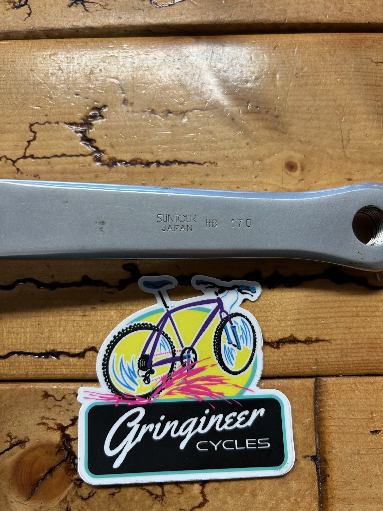 パーツ SUNTOUR SUPERBE PRO 170mm Suntour Superbe Pro 170mm Left Crankarm – Gringineer Cycles