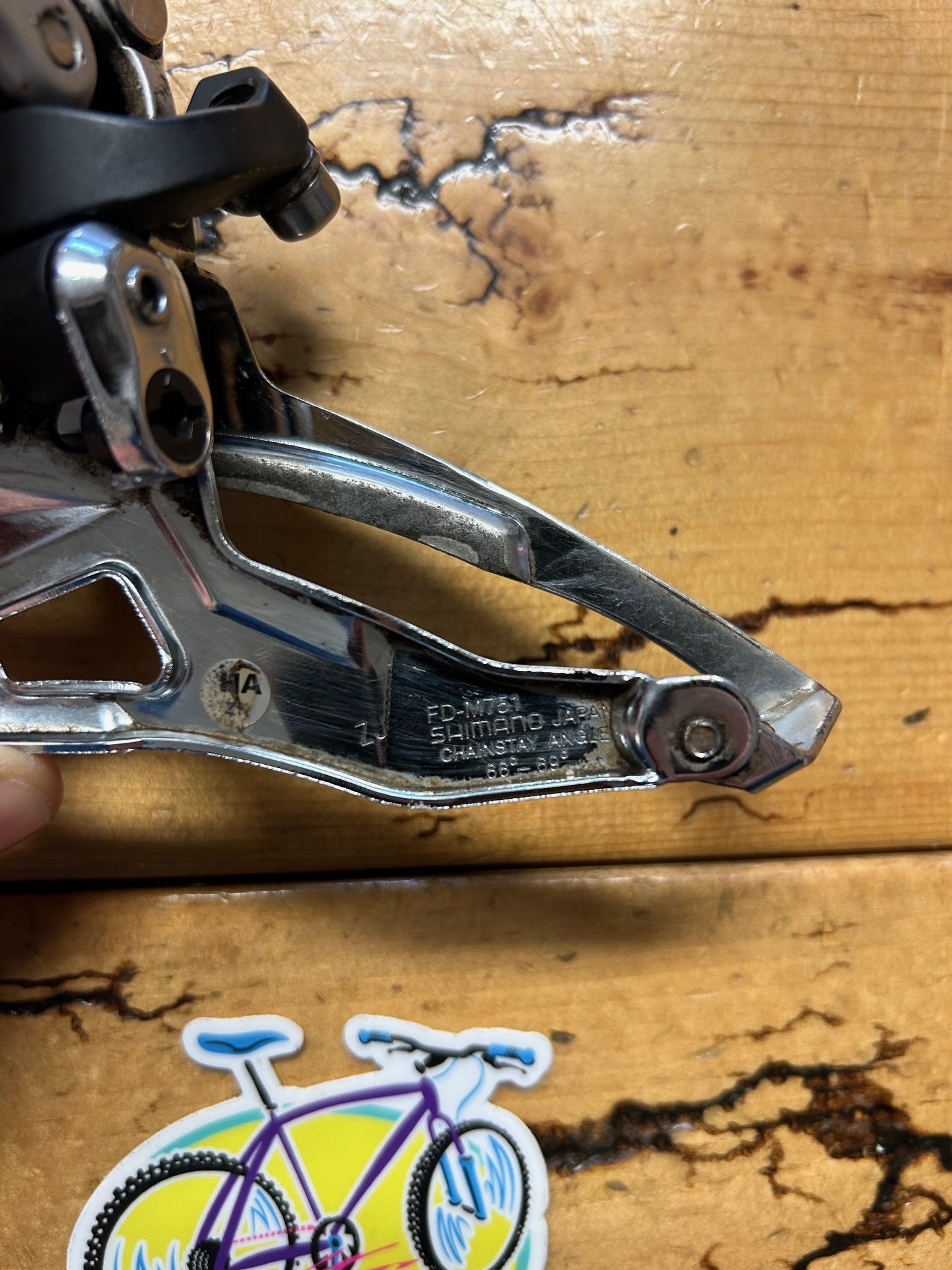 Shimano Deore XT FD-M751 34.9mm Top Pull Front Derailleur
