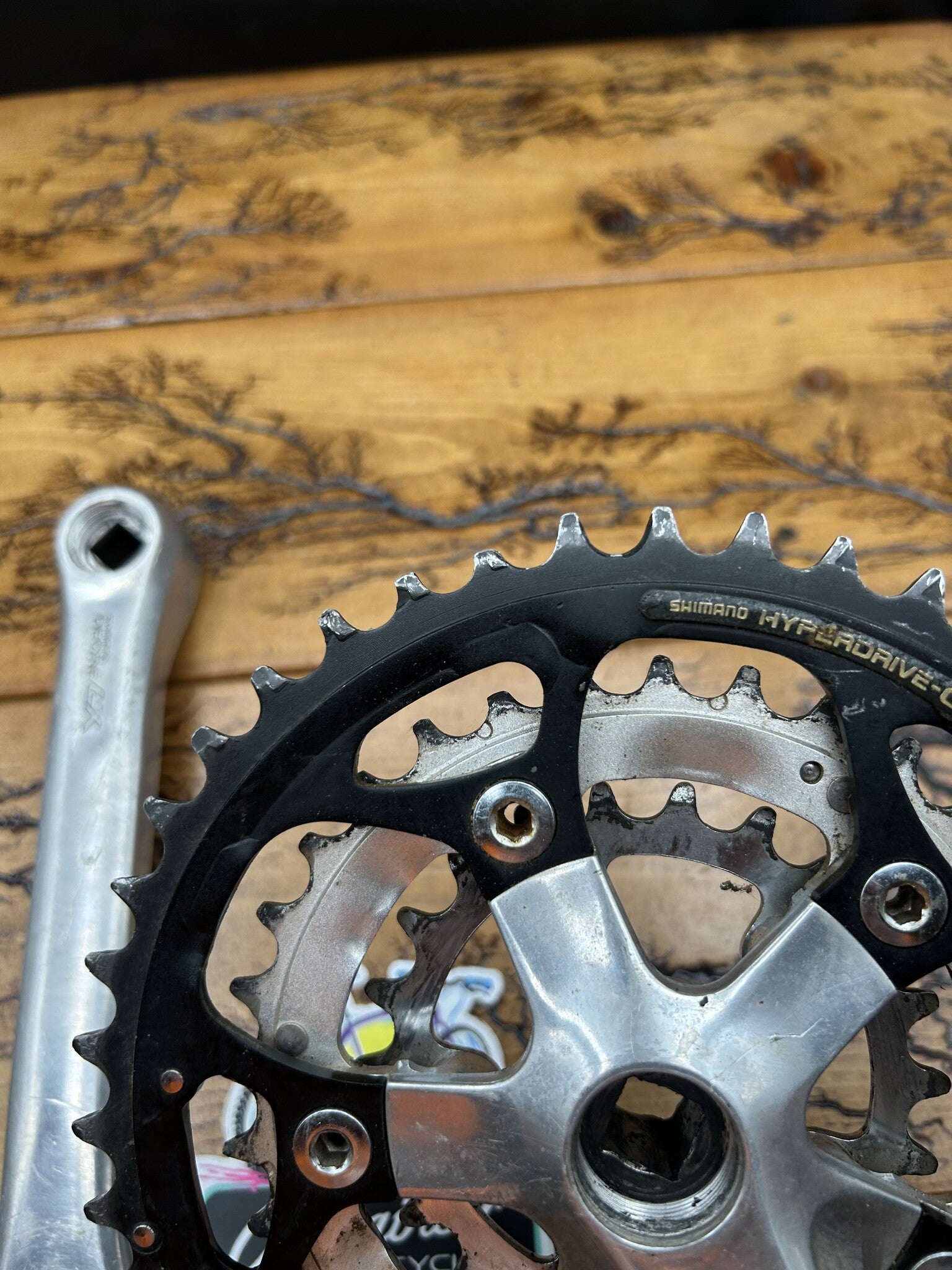 Shimano Deore LX FC-M563 42/32/22 175mm Crankset – Gringineer Cycles