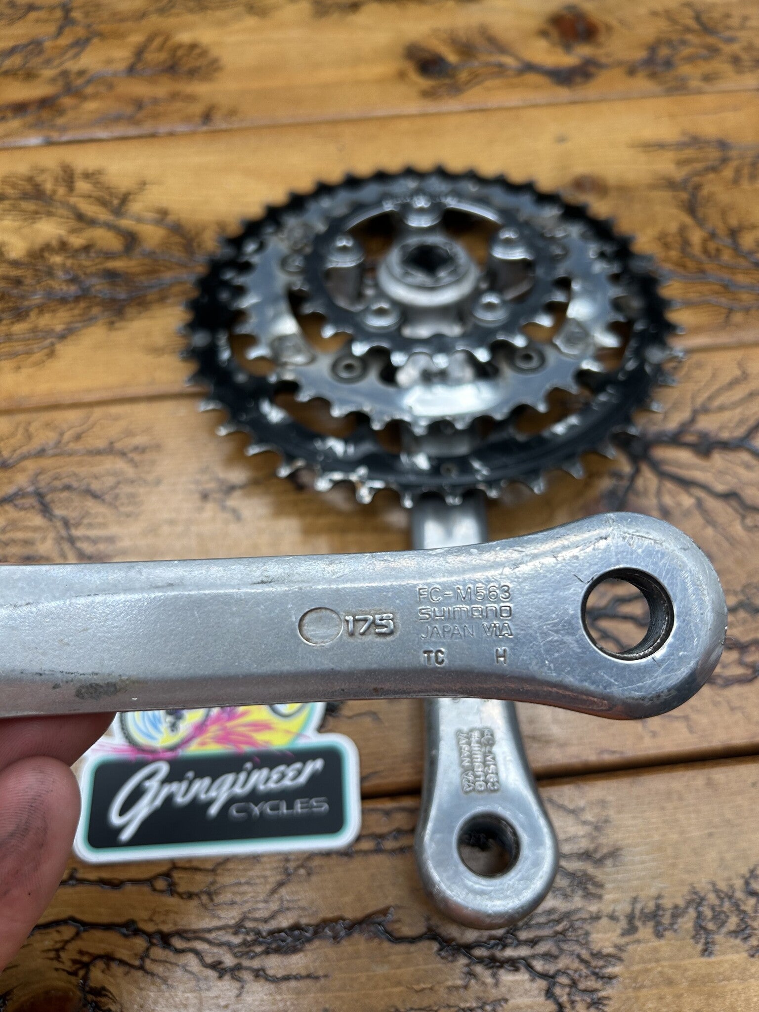 Shimano Deore LX FC-M563 42/32/22 175mm Crankset – Gringineer Cycles